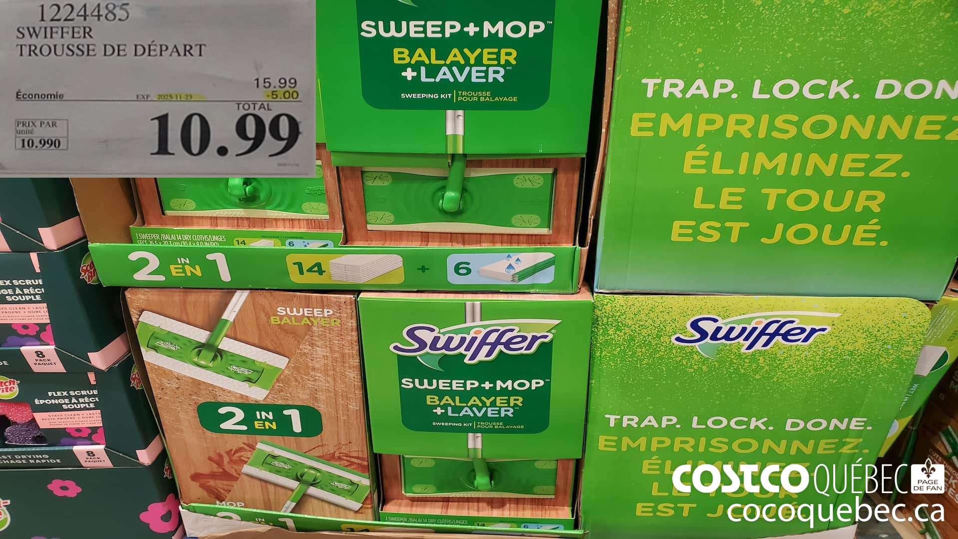 1224485 SWIFFER TROUSSE DE DEPART ($5.00 INSTANT SAVINGS EXPIRES ON 2025-11-23) $10.99