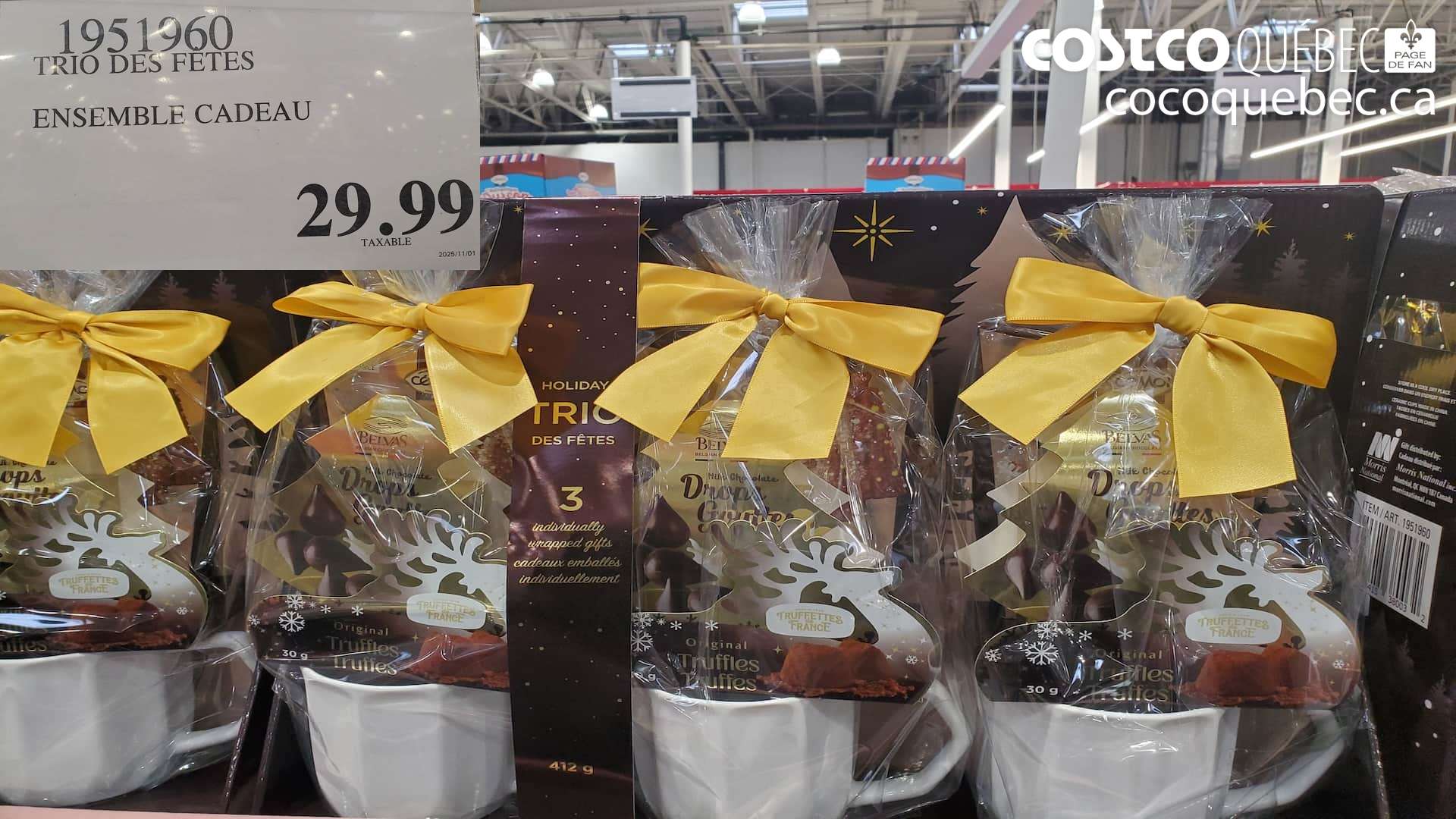 1951960 TRIO DES FETES ENSEMBLE CADEAU  $29.99