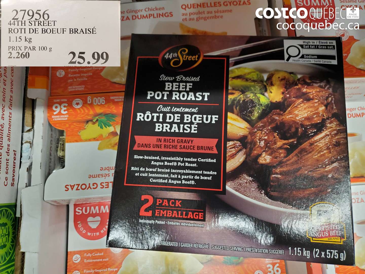 27956 44TH STREET ROTI DE BOEUF BRAISÉ $25.99