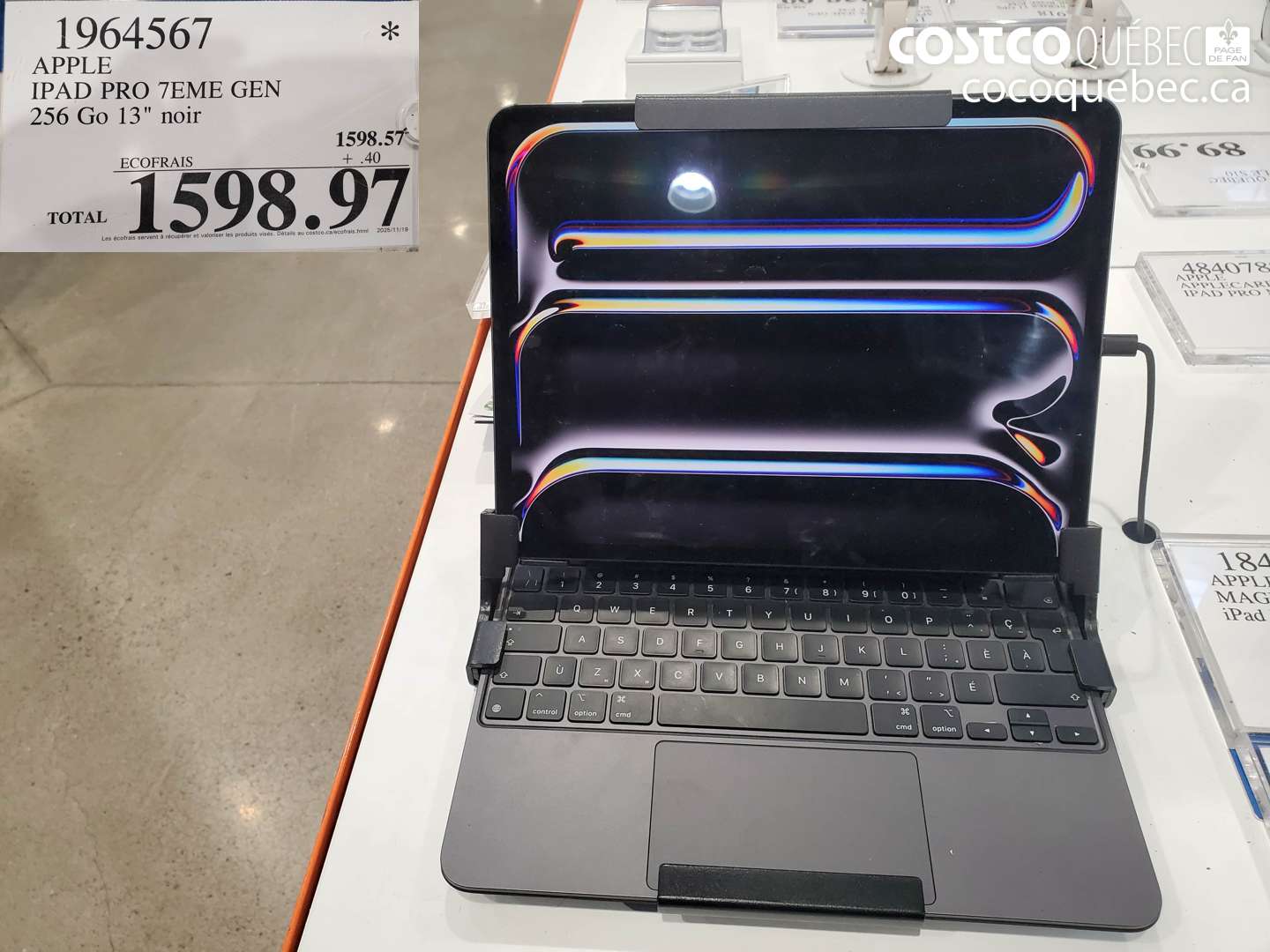 1964567 APPLE IPAD PRO 7EME GEN  $1598.97