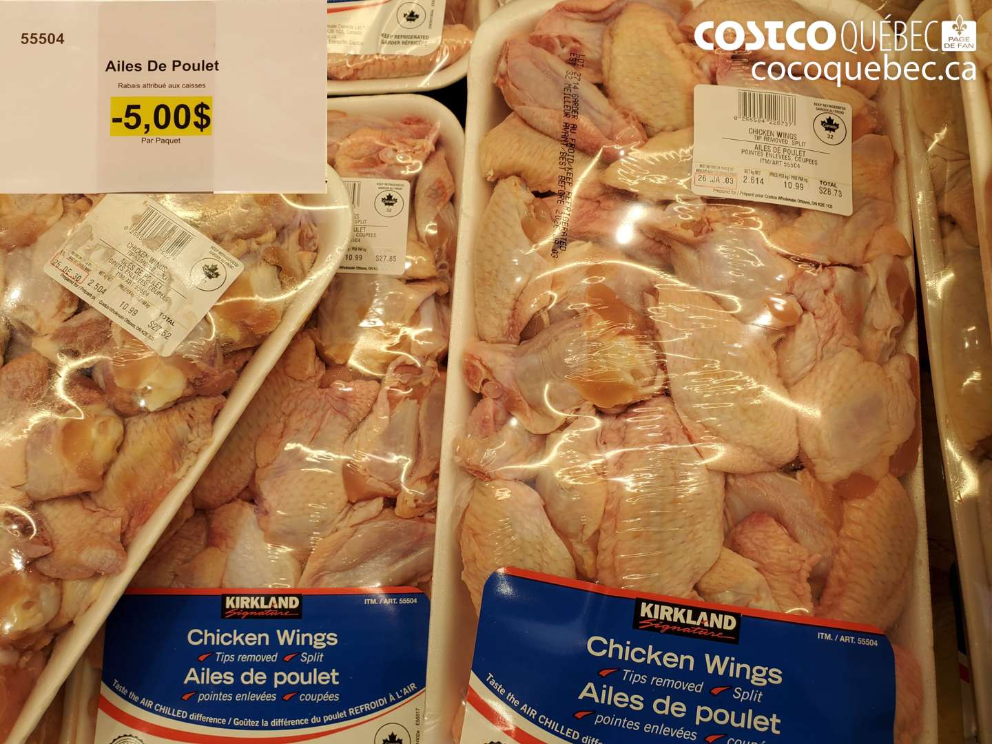 55504 Ailes De Poulet ($5.00 INSTANT SAVINGS)