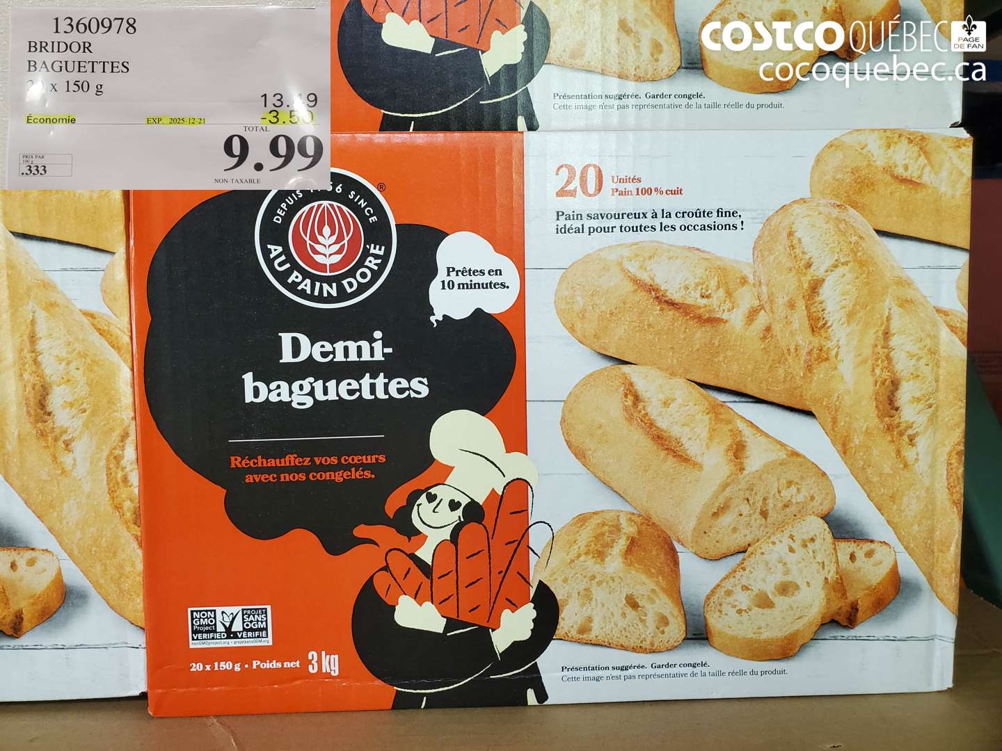 1360978 BRIDOR BAGUETTES (EXPIRES ON 2025-12-21) $9.99