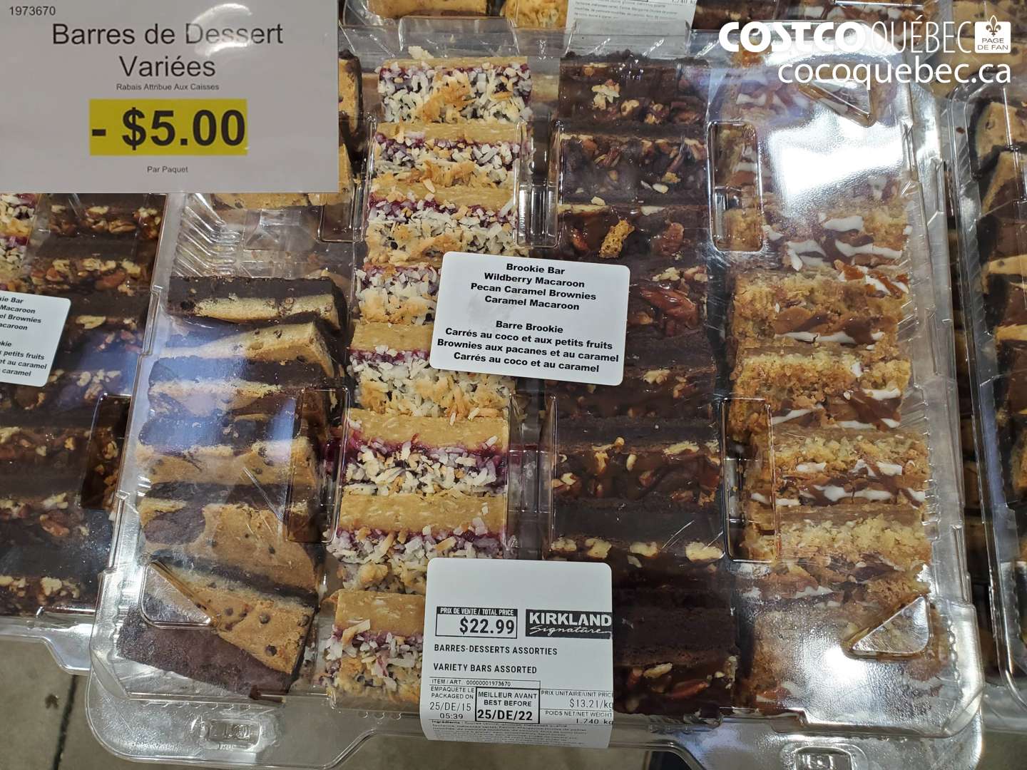 1973670 Barres de Dessert Variées