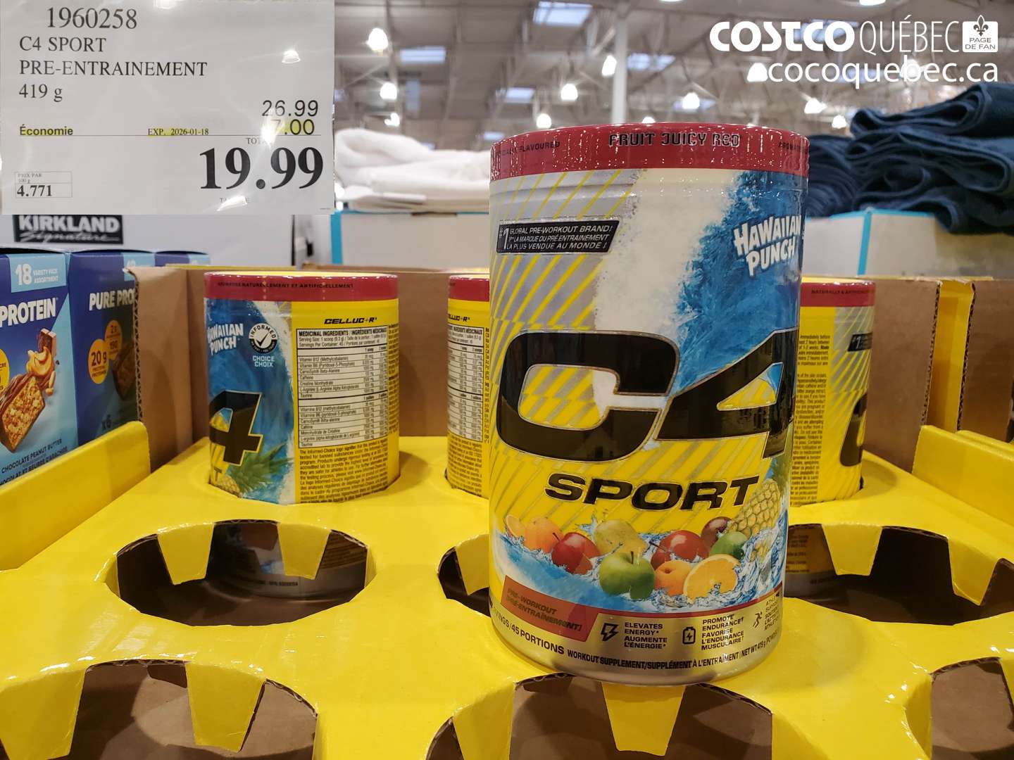 1960258 C4 SPORT PRE-ENTRAINEMENT ($7.00 INSTANT SAVINGS EXPIRES ON 2026-01-18) $19.99