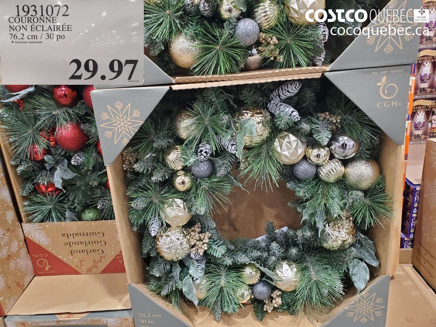 1931072 COURONNE NON ÉCLAIRÉE $29.97