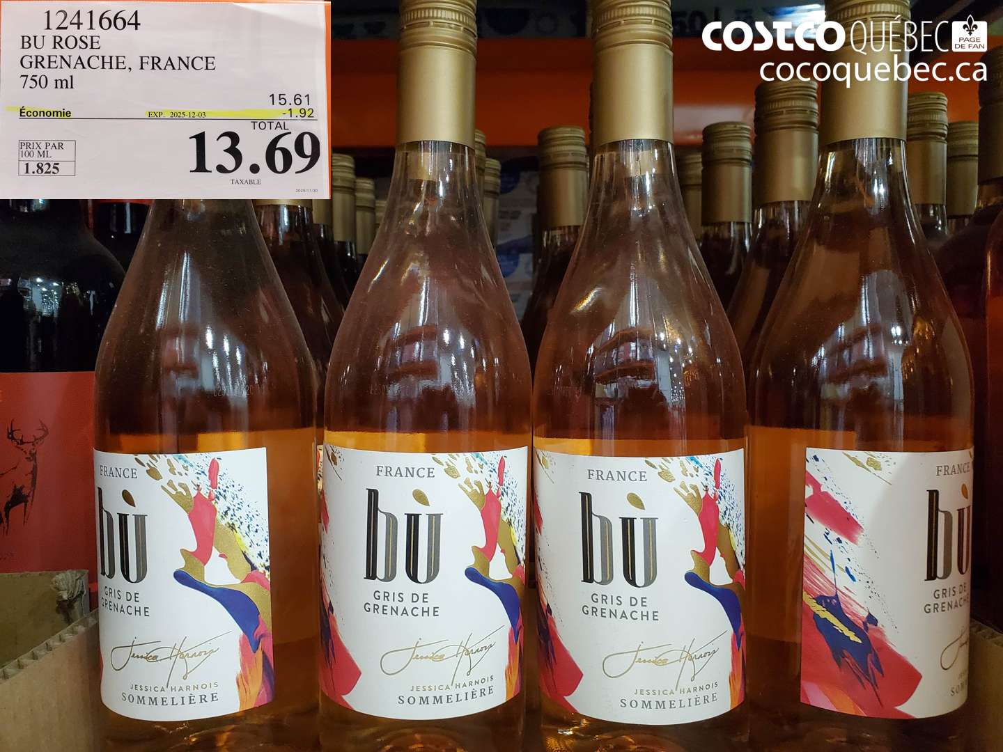 1241664 DENA CHE FRANCE 750 ml =  ($1.92 INSTANT SAVINGS EXPIRES ON 2025-12-03) $13.69