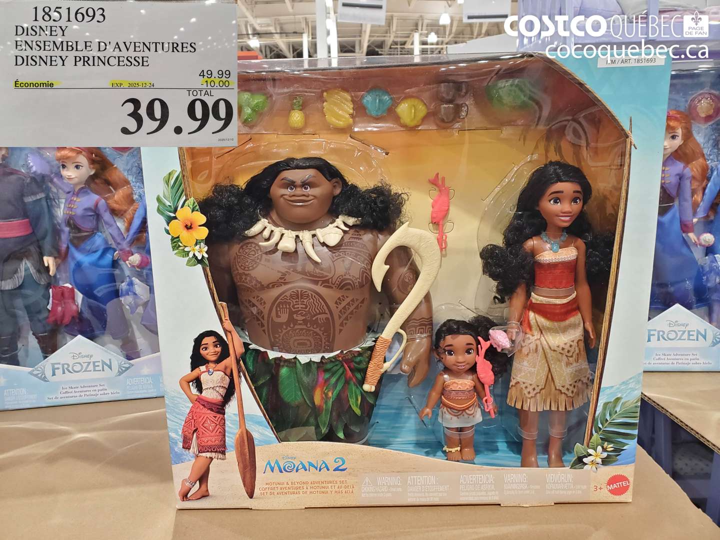 1851693 DISNEY ENSEMBLE D'AVENTURES DISNEY PRINCESSE ($10.00 INSTANT SAVINGS EXPIRES ON 2025-12-24) $39.99