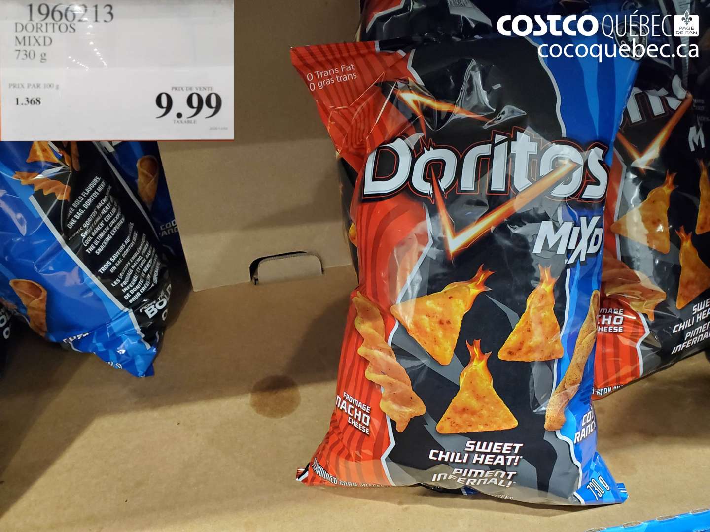 1966213 DORITOS MIXD 730 g $9.99