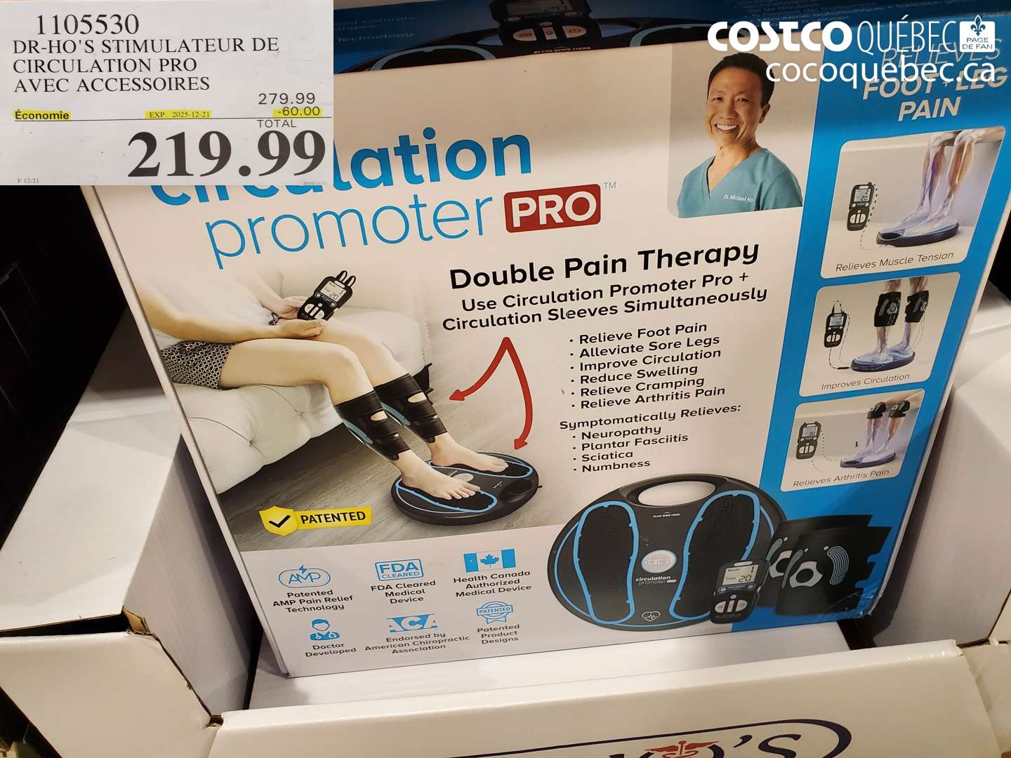 1105530 DR-HO'S STIMULATEUR DE CIRCULATION PRO AVEC ACCESSOIRES ($60.00 INSTANT SAVINGS EXPIRES ON 2025-12-21) $219.99