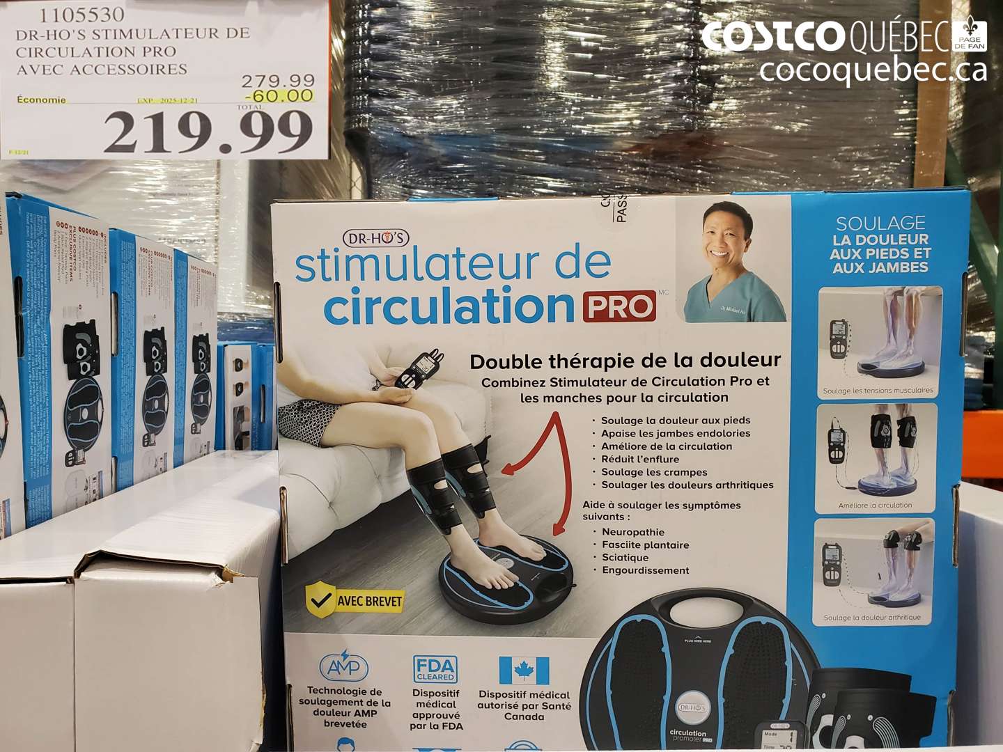 1105530 DR-HO'S STIMULATEUR DE CIRCULATION PRO AVEC  ($60.00 INSTANT SAVINGS EXPIRES ON 2025-12-21) $219.99
