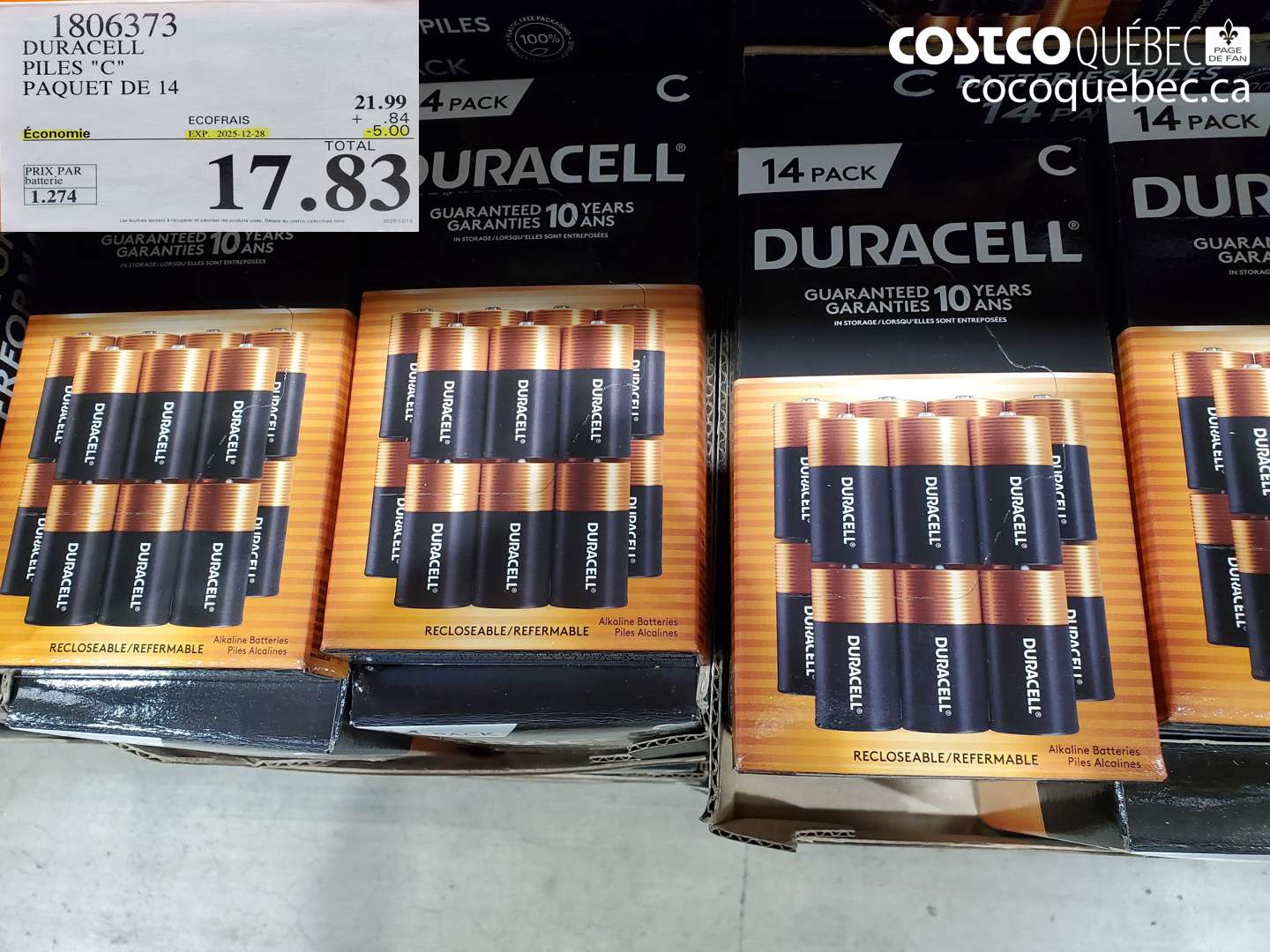 1806373 DURACELL PILES 