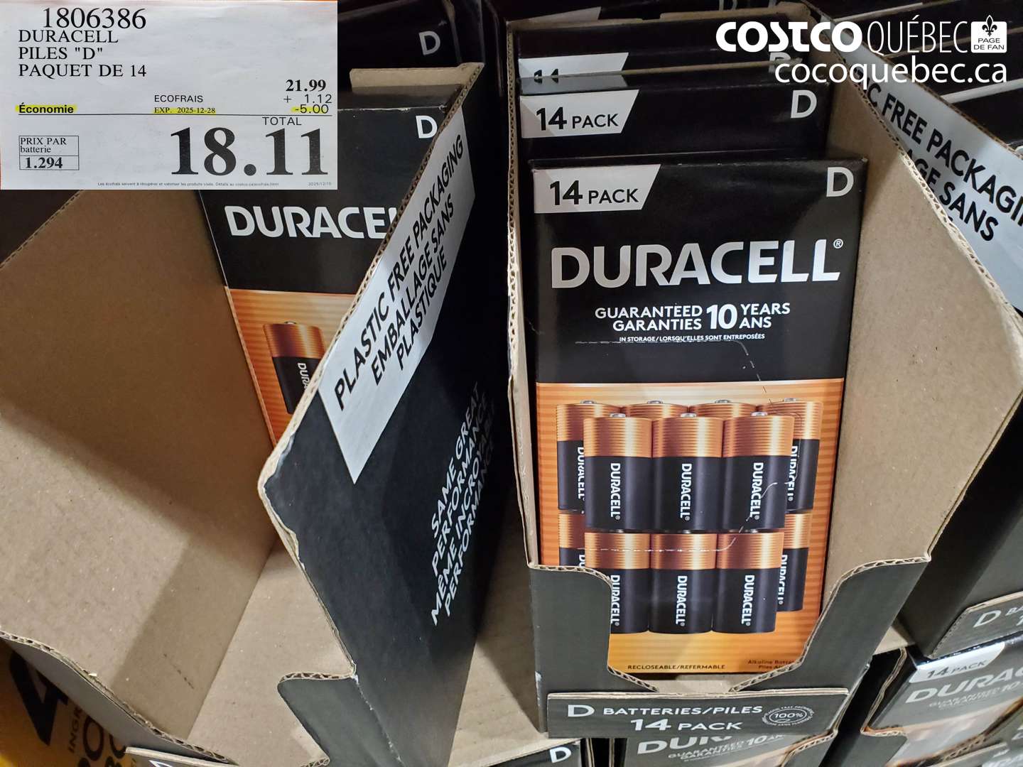 1806386 DURACELL PILES 