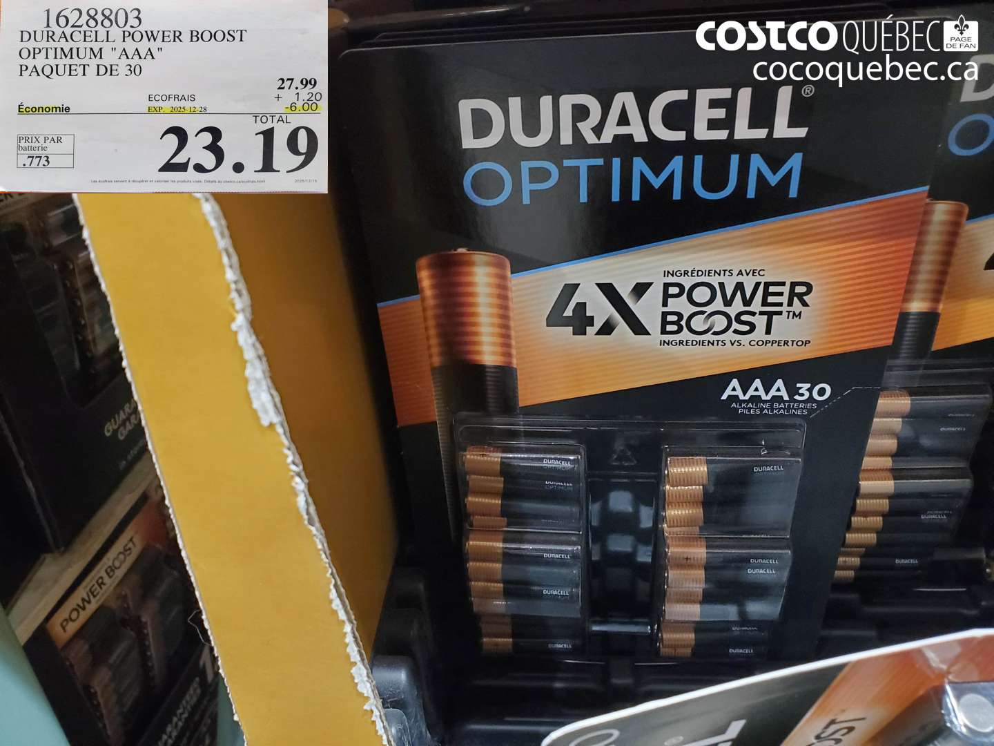 1628803 DURACELL POWER BOOST OPTIMUM 