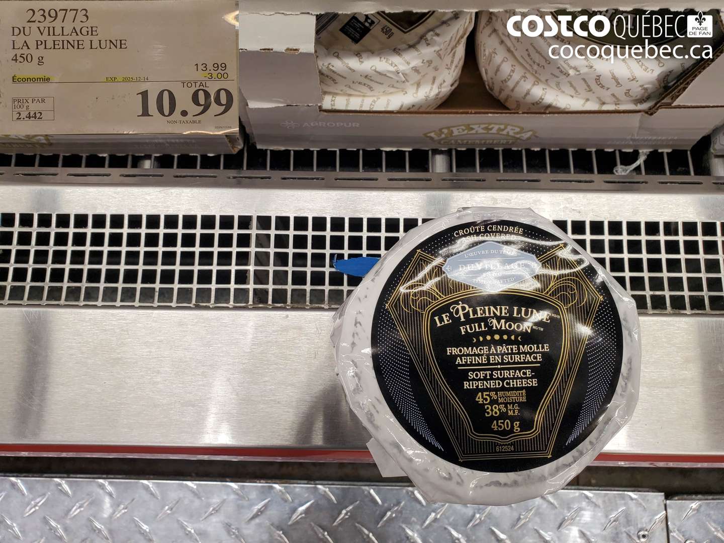 239773 DU VILLAGE LA PLEINE LUNE 450 g (EXPIRES ON 2025-12-14) $10.99