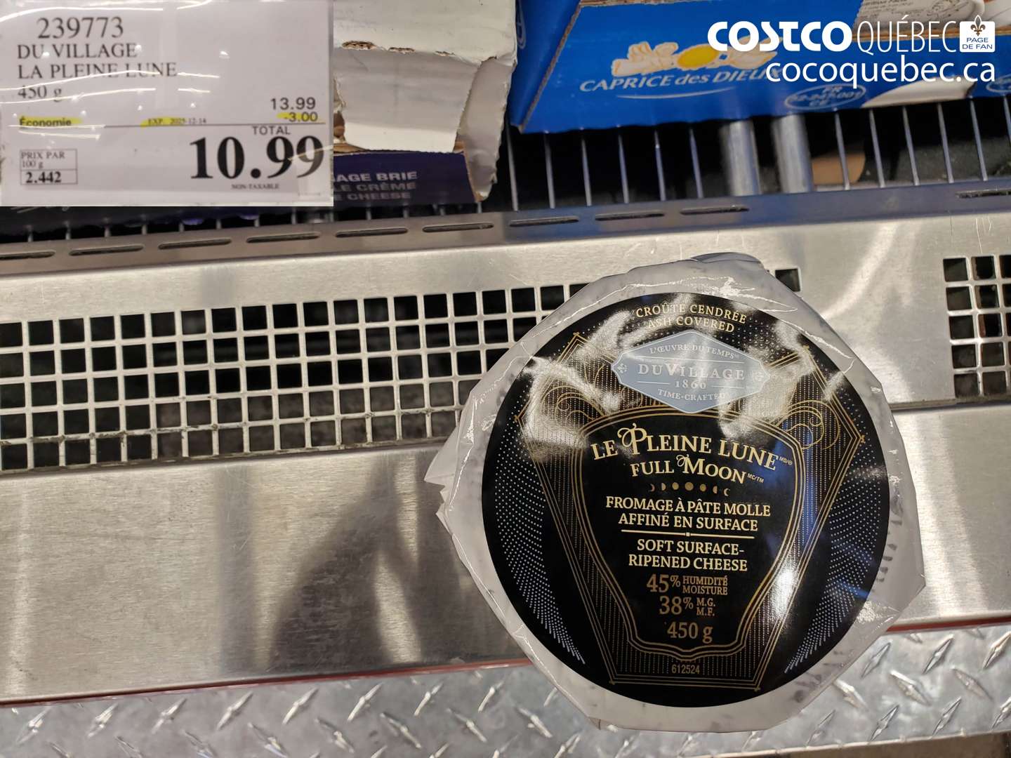239773 DU VILLAGE LA PLEINE LUNE 450 g (EXPIRES ON 2025-12-14) $10.99