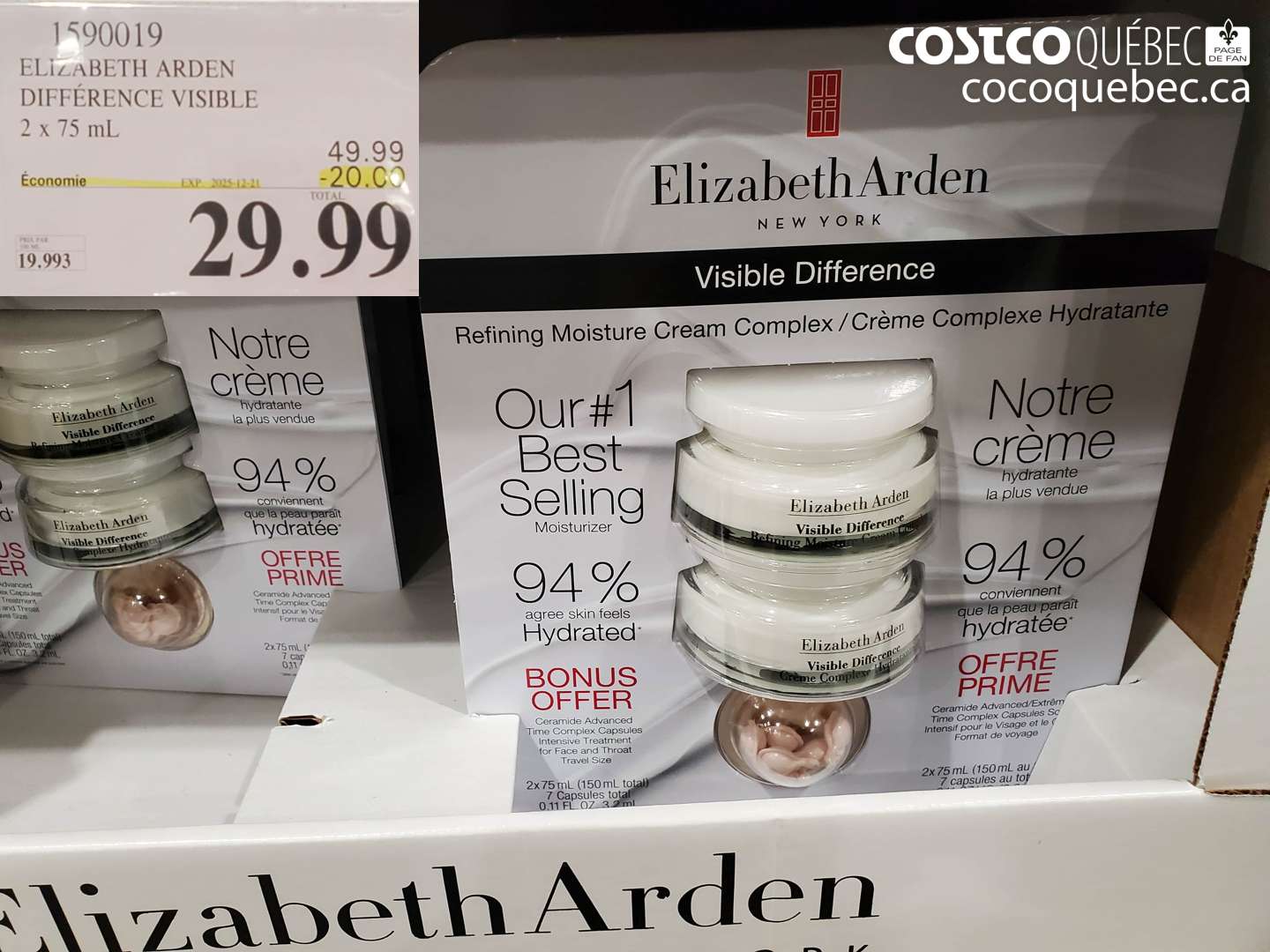 1590019 ELIZABETH ARDEN DIFFERENCE VISIBLE 2 x 75 mL ($20.00 INSTANT SAVINGS EXPIRES ON 2005-12-24) $29.99