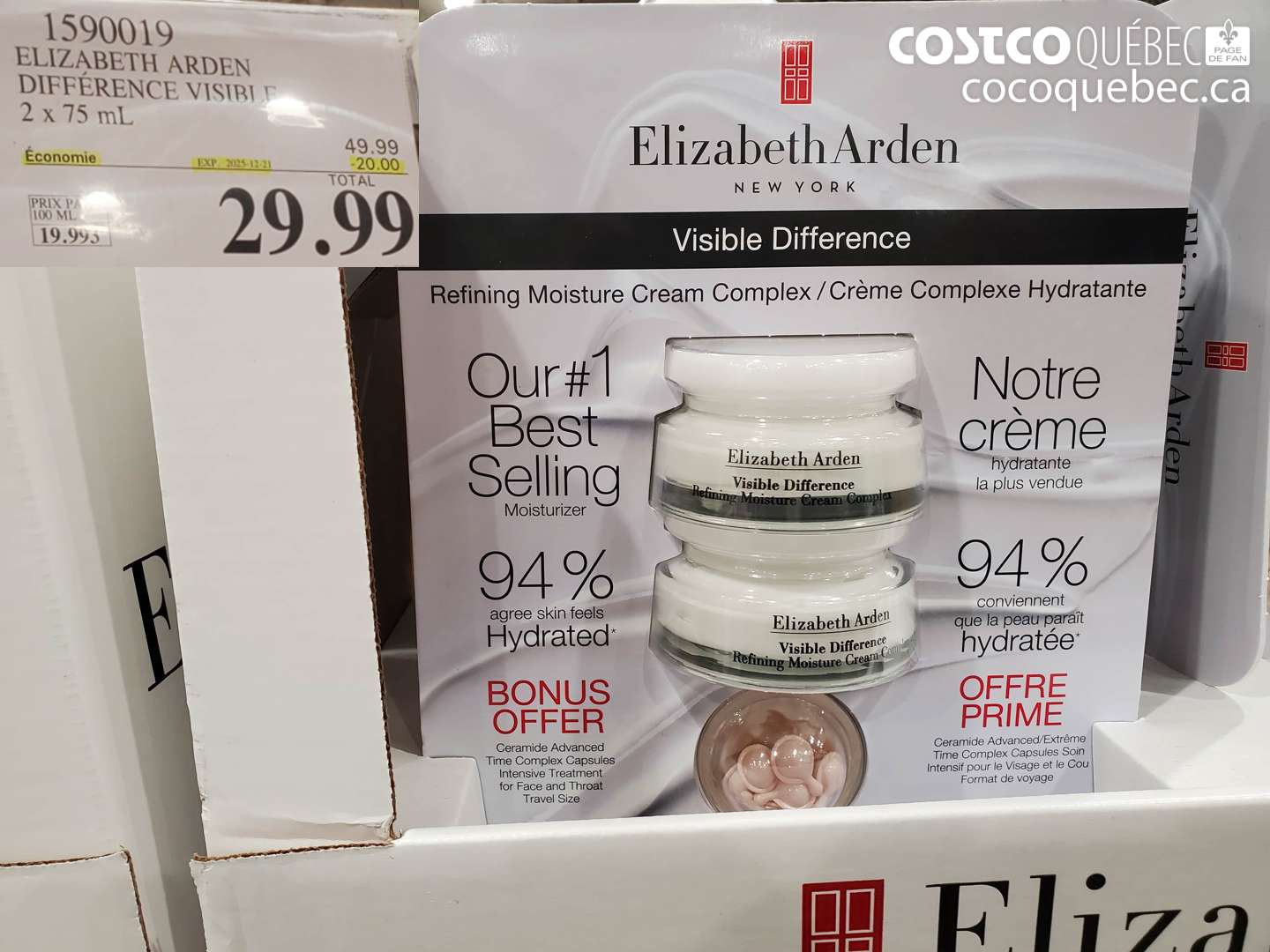 1590019 ELIZABETH ARDEN DIFFERENCE VISIBLE 2 x 75 ml ($20.00 INSTANT SAVINGS EXPIRES ON 2005-12-21) $29.99