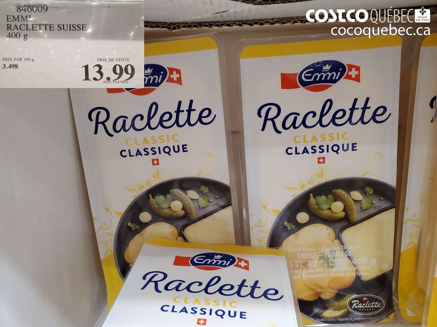 846009 EMMI RACLETTE SUISSE 400 g $13.99
