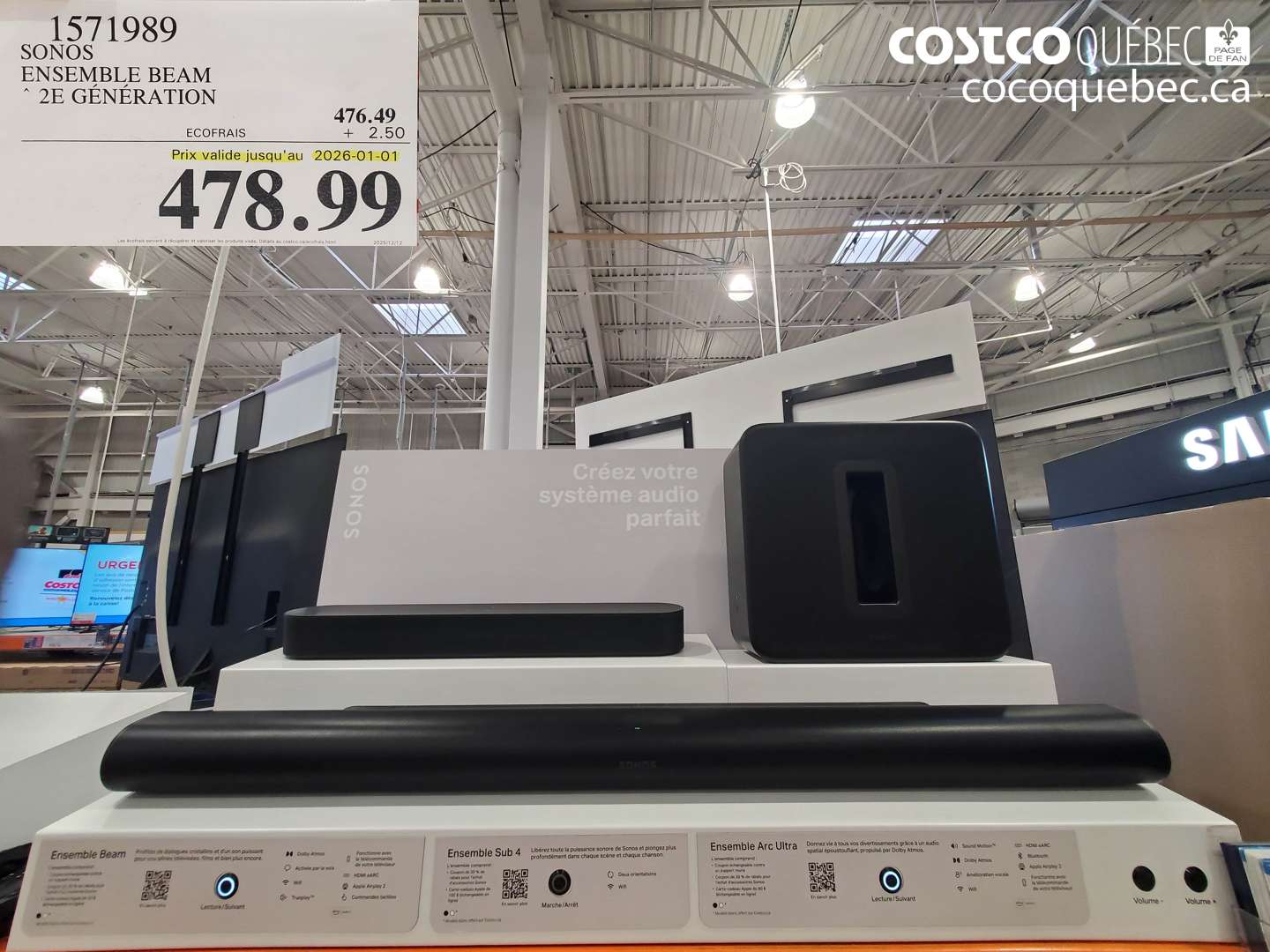 1571989 ENSEMBLE BEAM 2E GENERATION 024-12-02  (EXPIRES ON 2025-01-01) $478.99