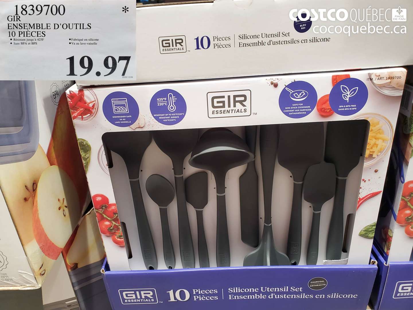 1839700 ENSEMBLE D'OUTILS 10 PIECES $19.97