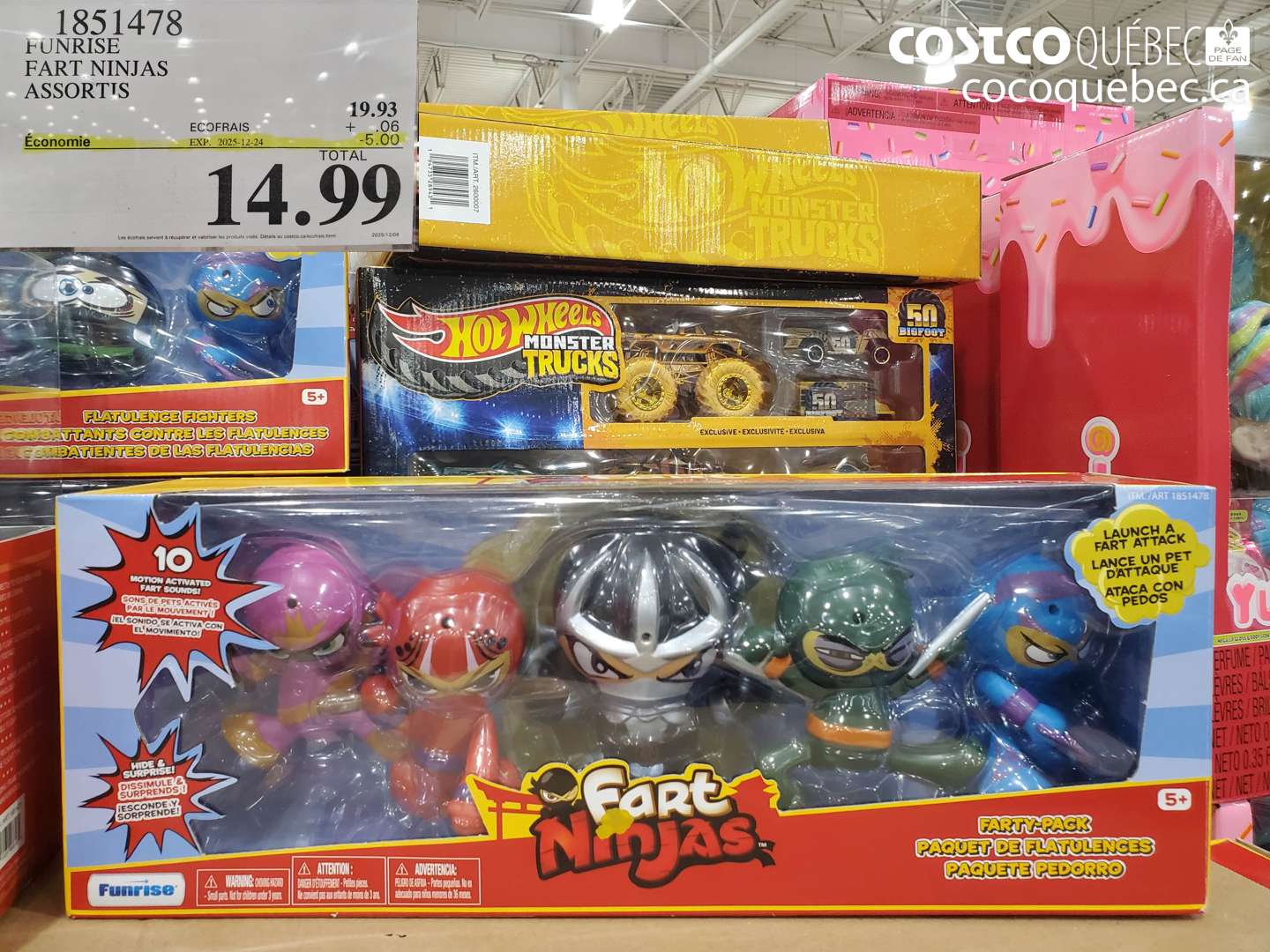 1851478 FUNRISE FART NINJAS ASSORTIS ($5.00 INSTANT SAVINGS EXPIRES ON 2025-12-24) $14.99