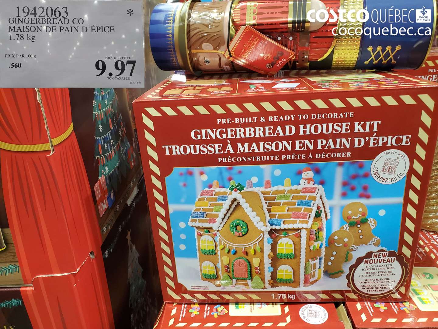1942063 GINGERBREAD CO MAISON DE PAIN D'ÉPICE 1.78 kg $9.97