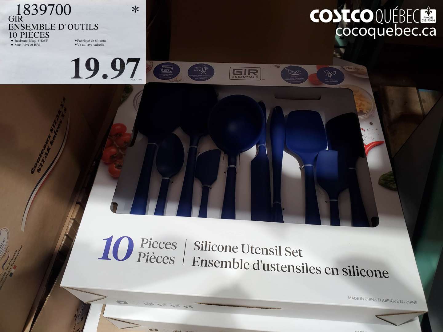 1839700 GIR ENSEMBLE D'OUTILS 10 PIECES $19.97