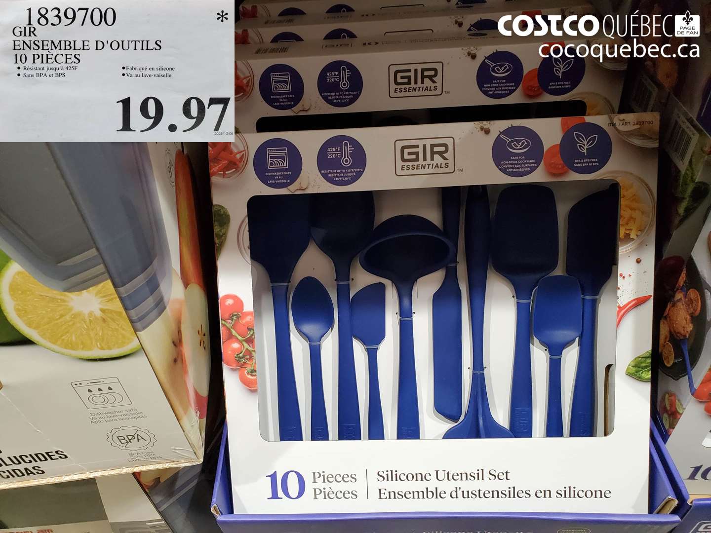 1839700 GIR ENSEMBLE D'OUTILS 10 PIECES $19.97