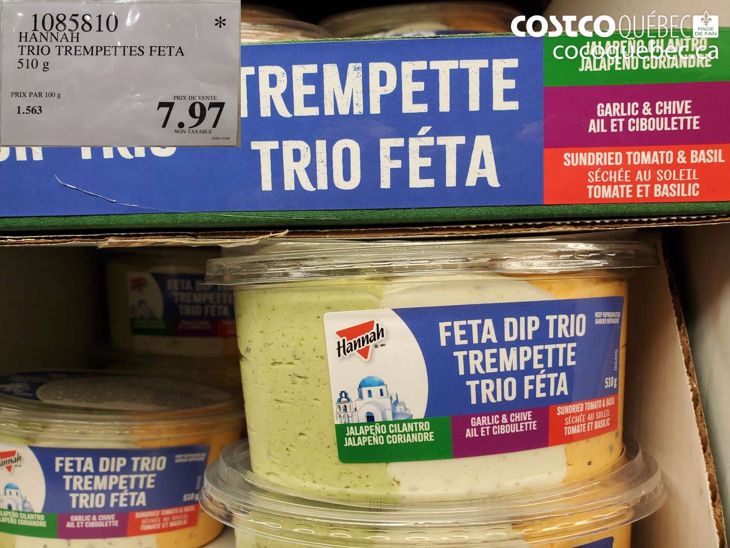 1085810 HANNAH TRIO TREM PETTES FETA 510 g $7.97