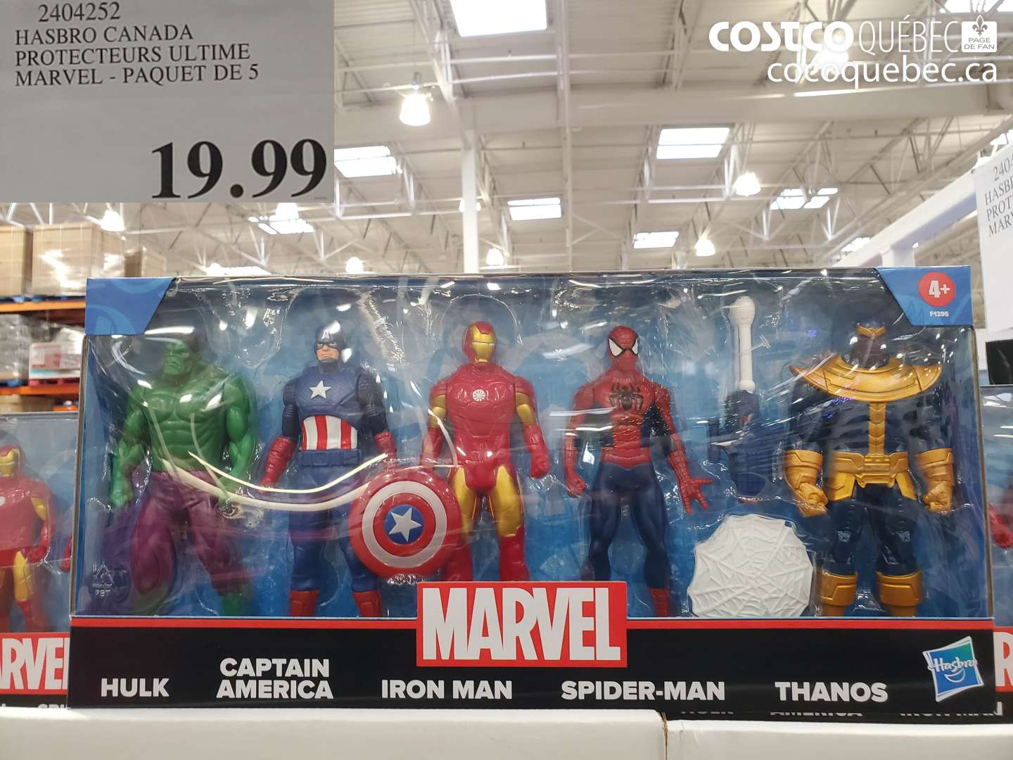 2404252 HASBRO CANADA PROTECTEURS ULTIME MARVEL - PAQUET DE 5 $19.99