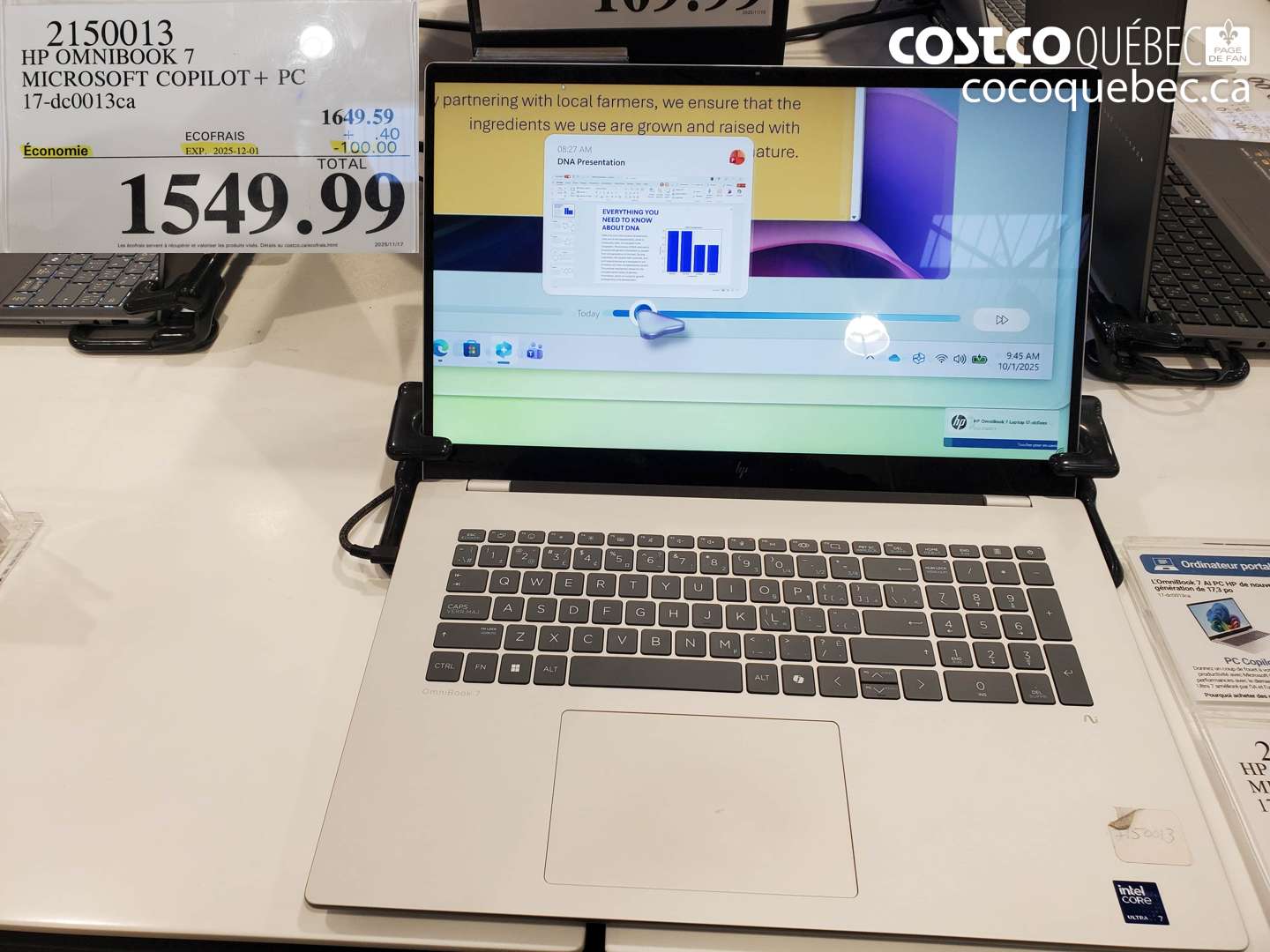 2150013 HP OMNIBOOK 7 MICROSOFT COPILOT+ PC 17-dcOO13ca ($100.00 INSTANT SAVINGS EXPIRES ON 2025-12-01) $1549.99