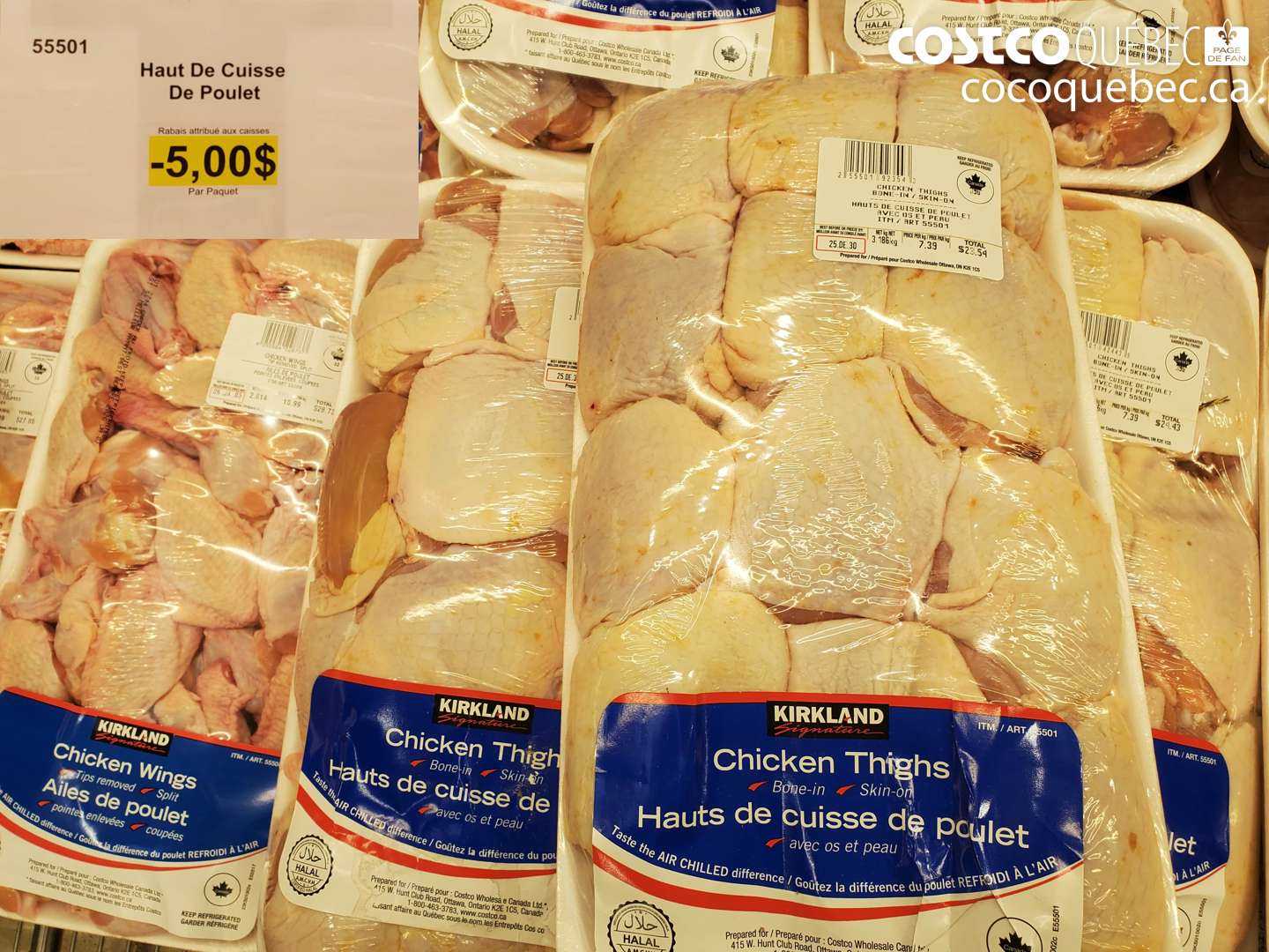 55501 Haut De Cuisse De Poulet ($5.00 INSTANT SAVINGS)
