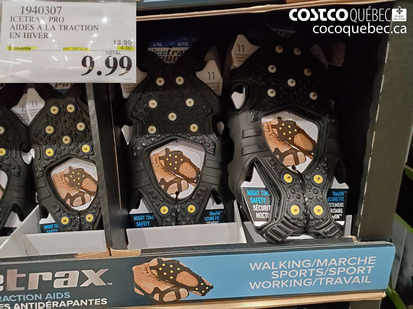 1940307 ICETRAX PRO AIDES A LA TRACTION EN HIVER ($4.00 INSTANT SAVINGS EXPIRES ON 2023-12-14) $9.99