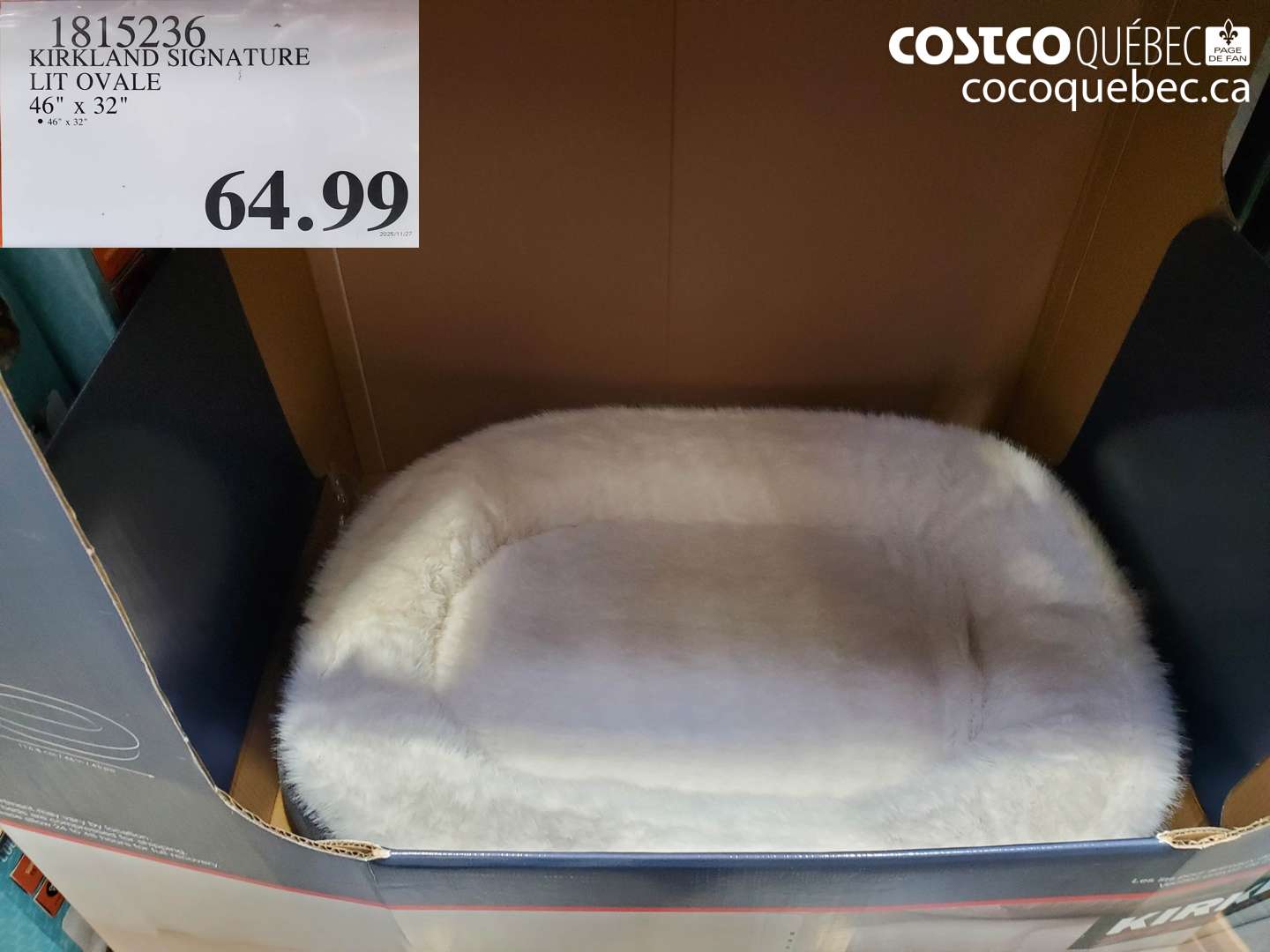 1815236 KIRKLAND SIGNATURE LIT OVALE 46