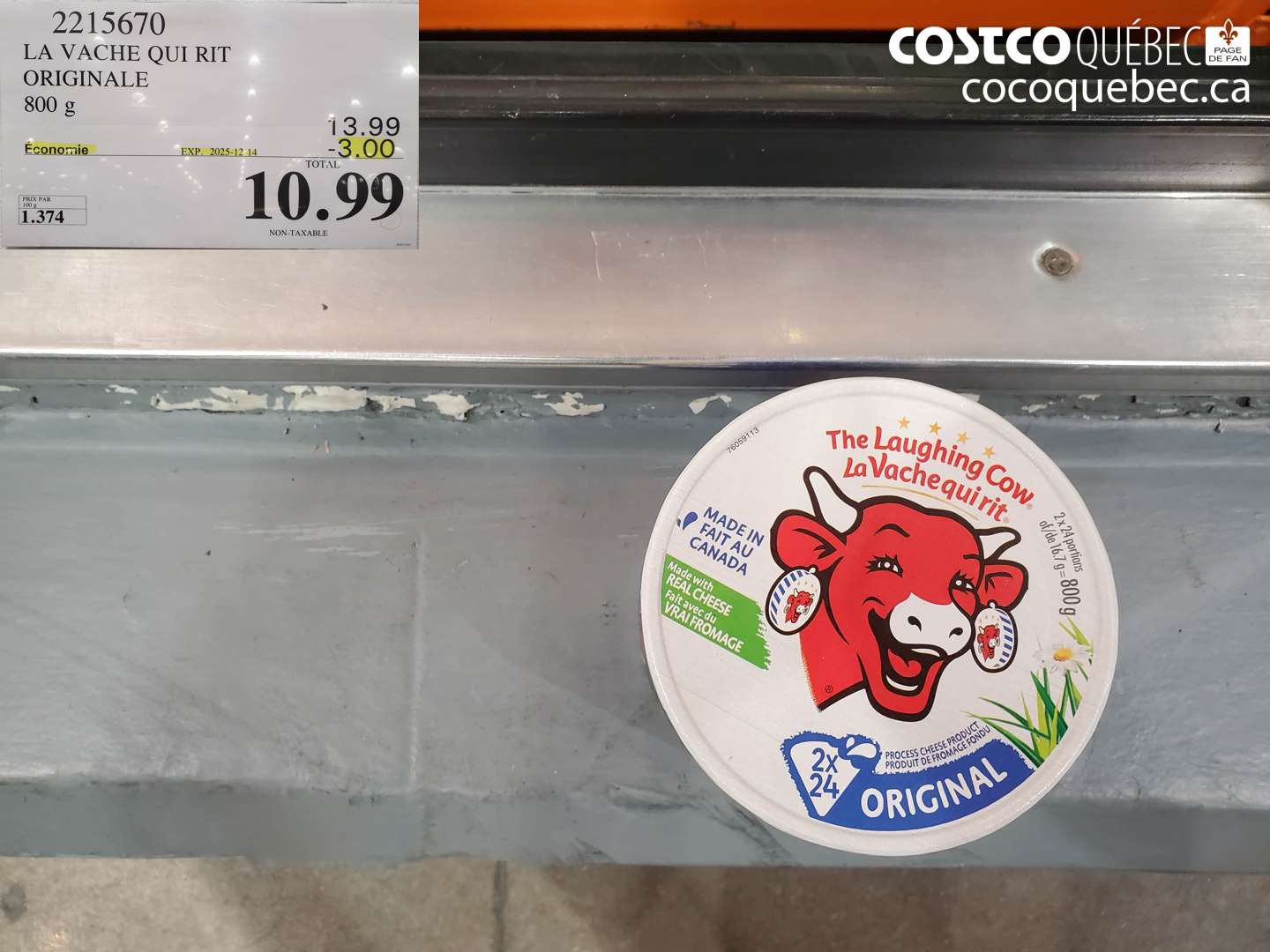 2215670 LA VACHE QUI RIT ORIGINALE ($3.00 INSTANT SAVINGS EXPIRES ON 2025-12-14) $10.99