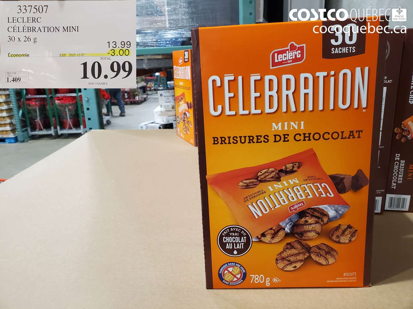 337507 LECLERC CELEBRATION MINI 30 x 26g  ($3.00 INSTANT SAVINGS EXPIRES ON 2025-12-07) $10.99