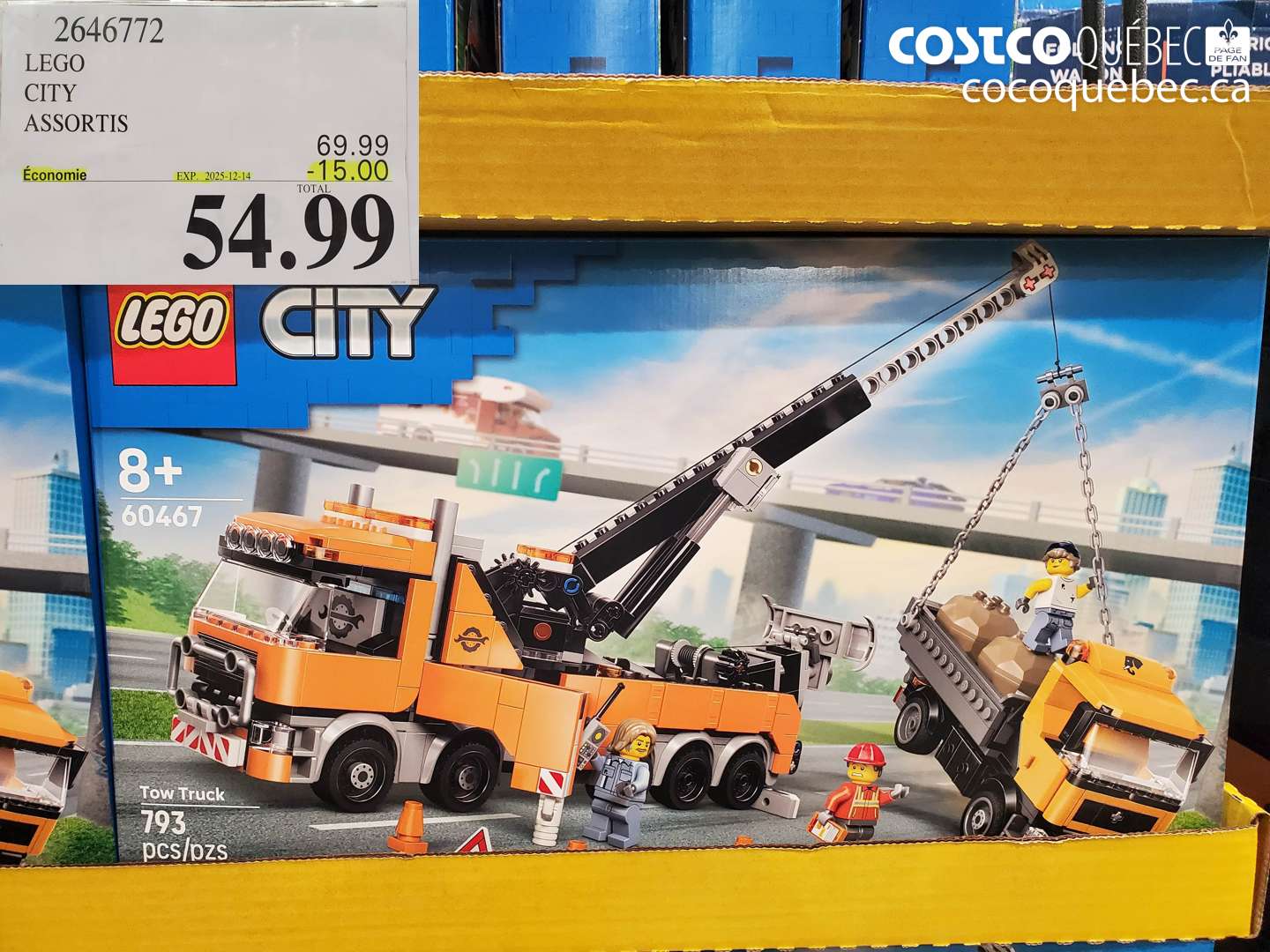 2646772 LEGO CITY ASSORTIS (EXPIRES ON 2025-12-14) $54.99