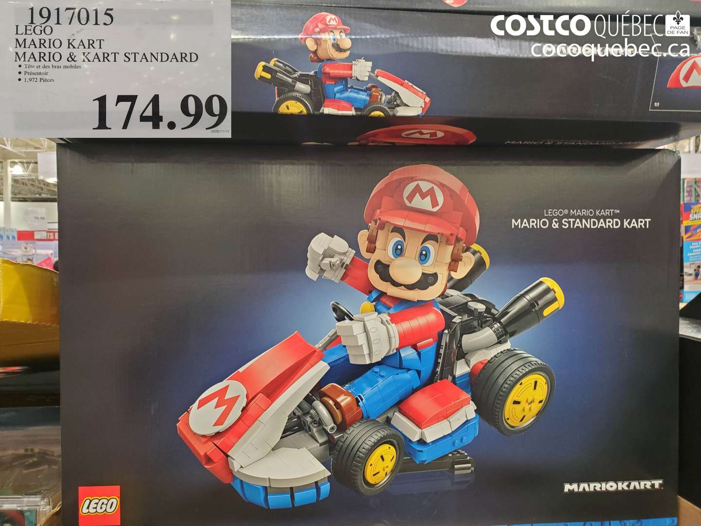 1917015 LEGO MARIO KART MARIO & KART STANDARD $174.99
