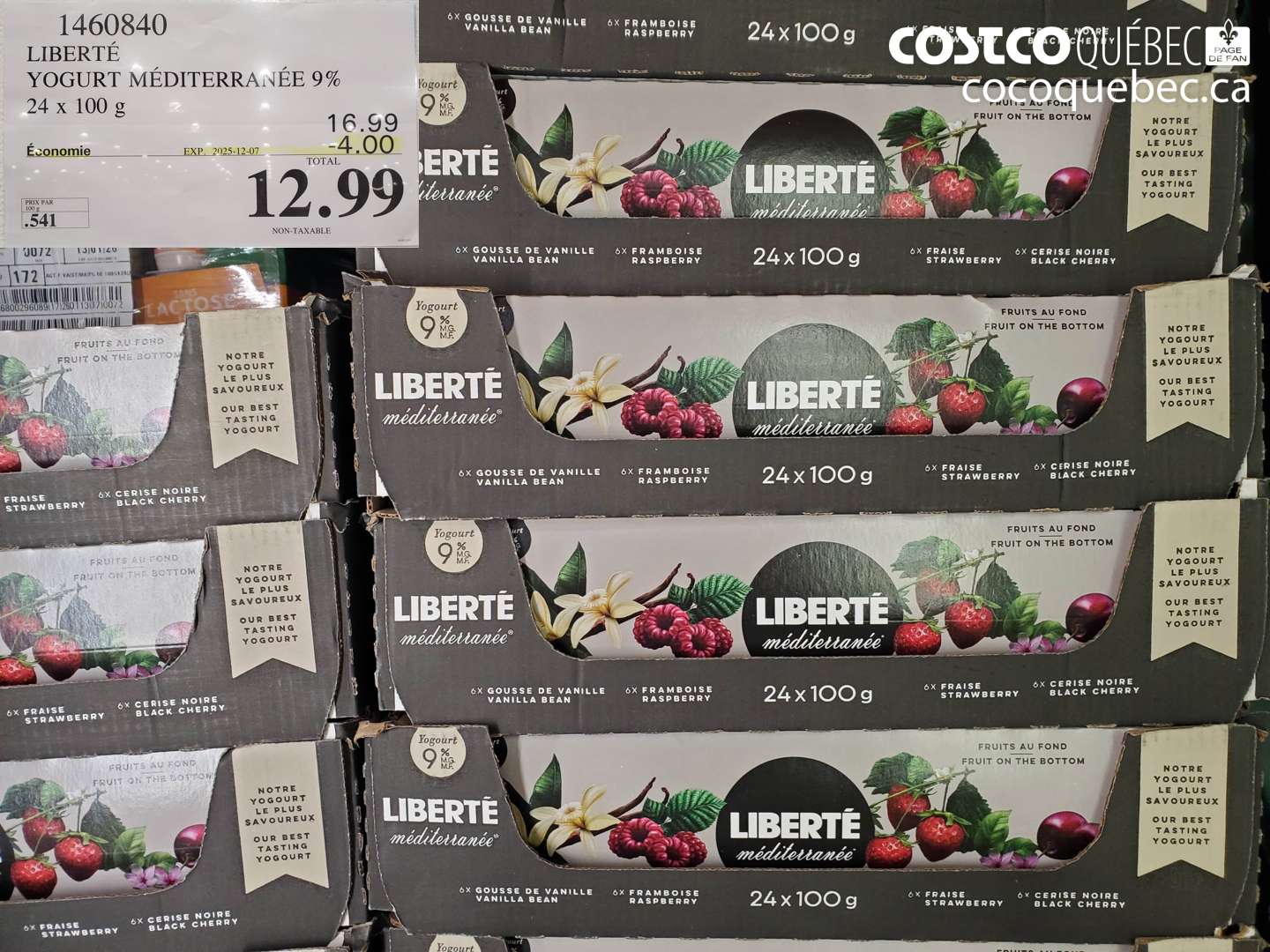 1460840 LIBERTE YOGURT MEDITERRANEE 9% ($4.00 INSTANT SAVINGS EXPIRES ON 2025-12-07) $12.99
