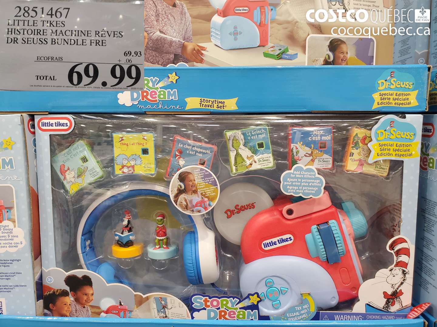 2851467 LITTLE TIKES HISTOIRE MACHINE RÊVES DR SEUSS BUNDLE FREE $69.99