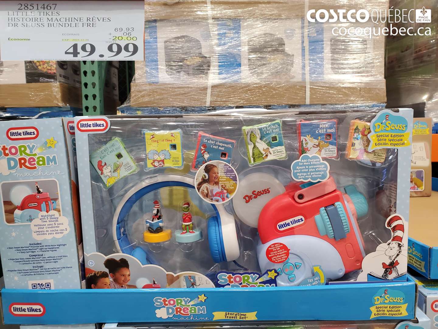 2851467 LITTLE TIKES HISTOIRE MACHINE RÊVES DR SEUSS BUNDLE FRE ($20.00 INSTANT SAVINGS EXPIRES ON 2025-12-24) $49.99