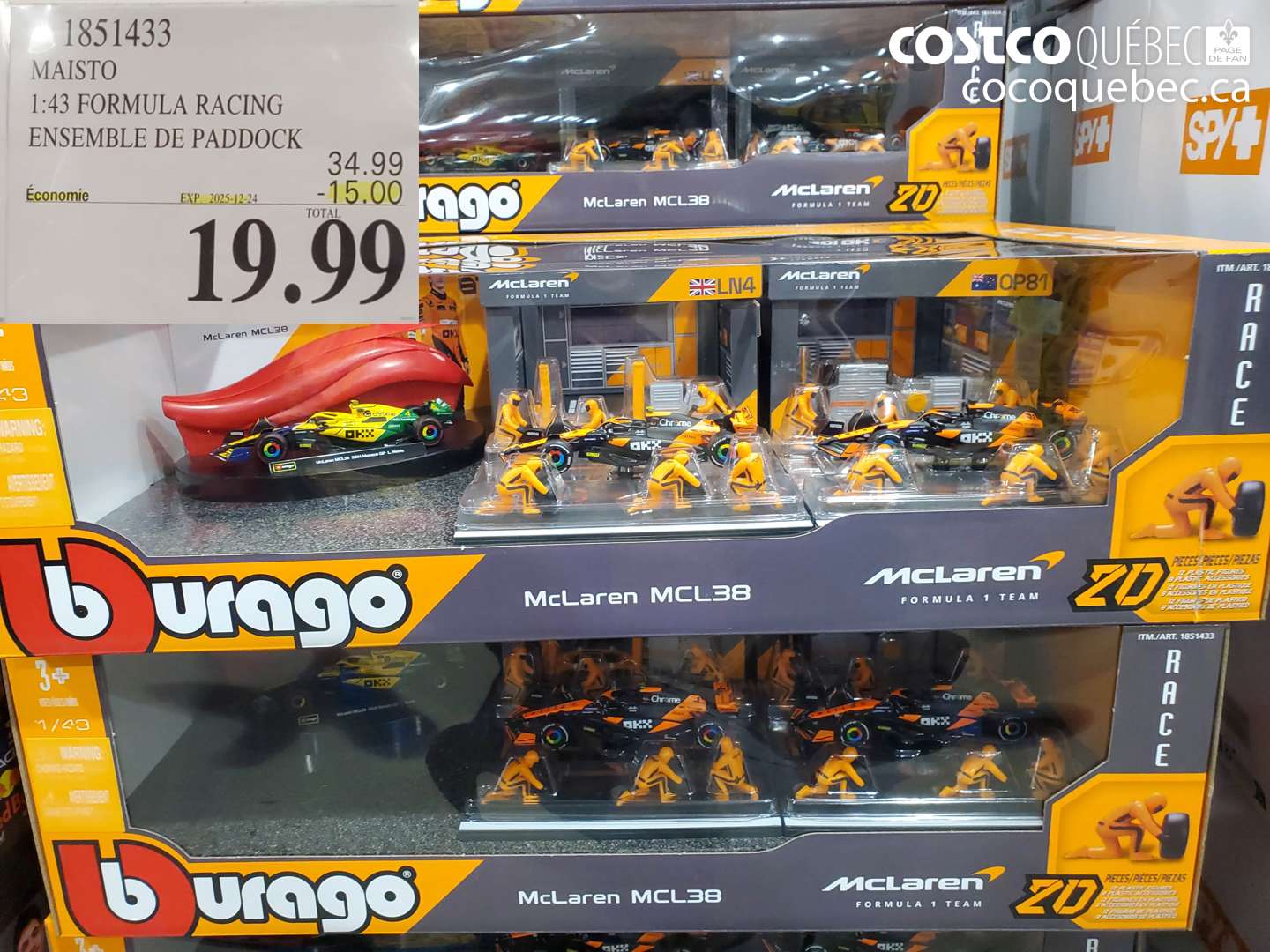 1851433 MAISTO 1:43 FORMULA RACING ENSEMBLE DE PADDOCK ($15.00 INSTANT SAVINGS EXPIRES ON 2025-12-24) $19.99