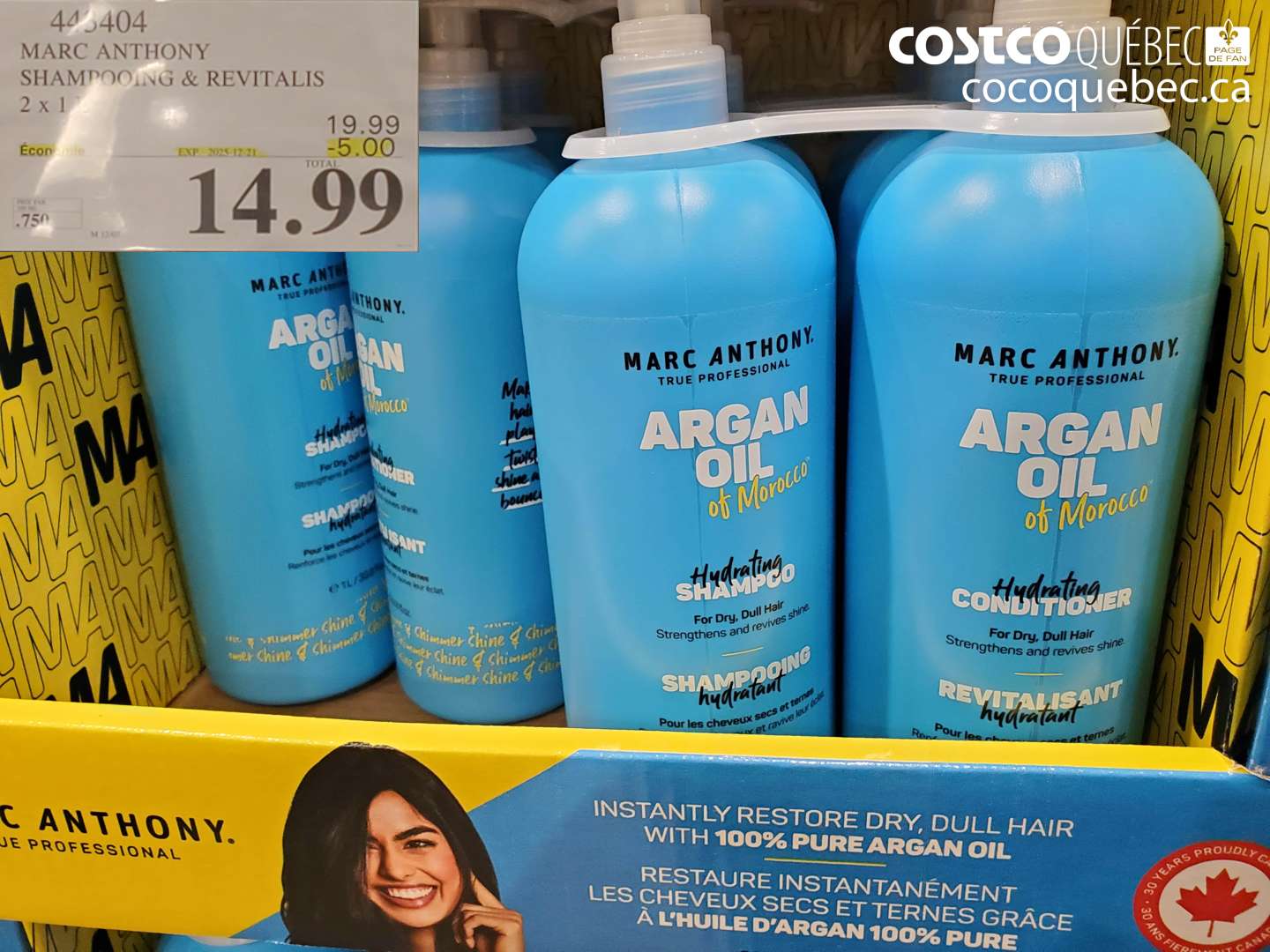 443404 MARC ANTHONY SHAMPOOING & REVITALIS ($5.00 INSTANT SAVINGS EXPIRES ON 2025-12-21) $14.99