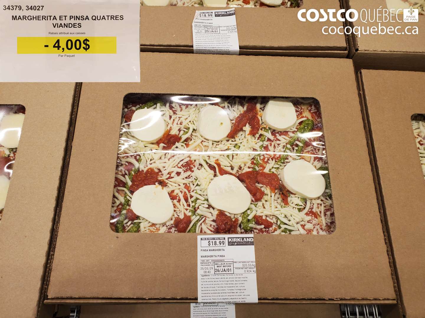 34379 MARGHERITA PINSA  ($4.00 INSTANT SAVINGS)