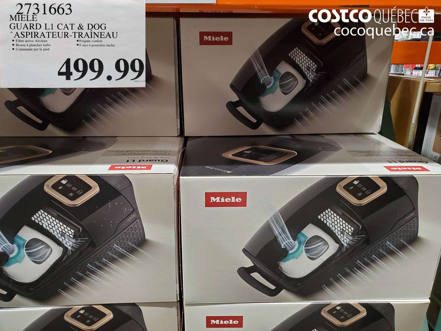 2731663 MIELE GUARD LI CAT & DOG ASPIRATEUR- TRAINEAU  $499.99