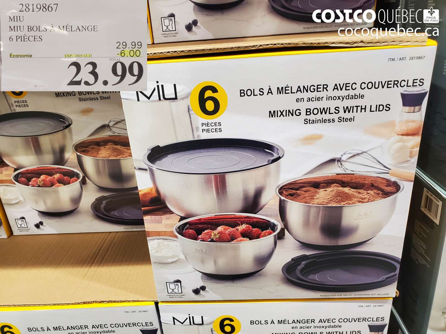 2819867 MIU BOLS A MELANGE 6 PIECES (EXPIRES ON 2025-12-21) $23.99