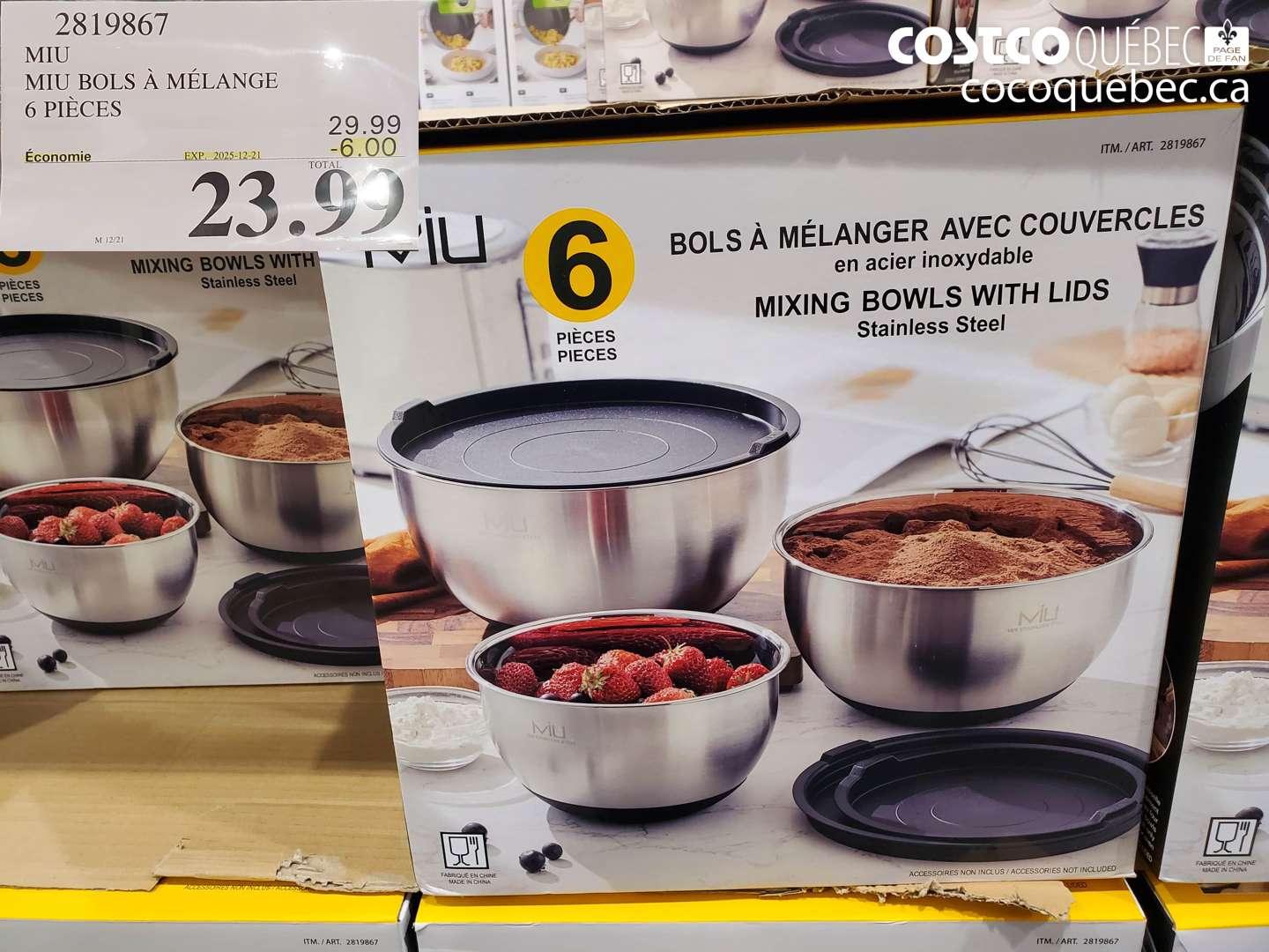 2819867 MIU BOLS A MELANGE 6 PIECES ($6.00 INSTANT SAVINGS EXPIRES ON 2025-12-21) $23.99