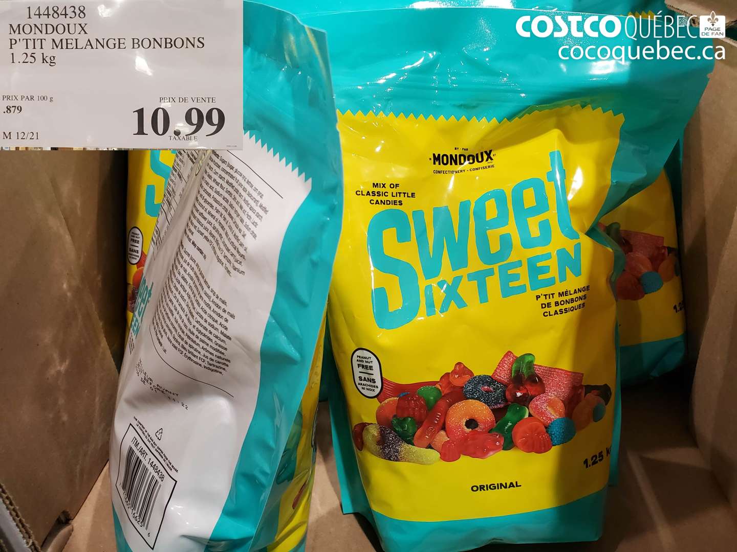 1448438 MONDOUX P'TIT MELANGE BONBONS 1.25 kg $10.99