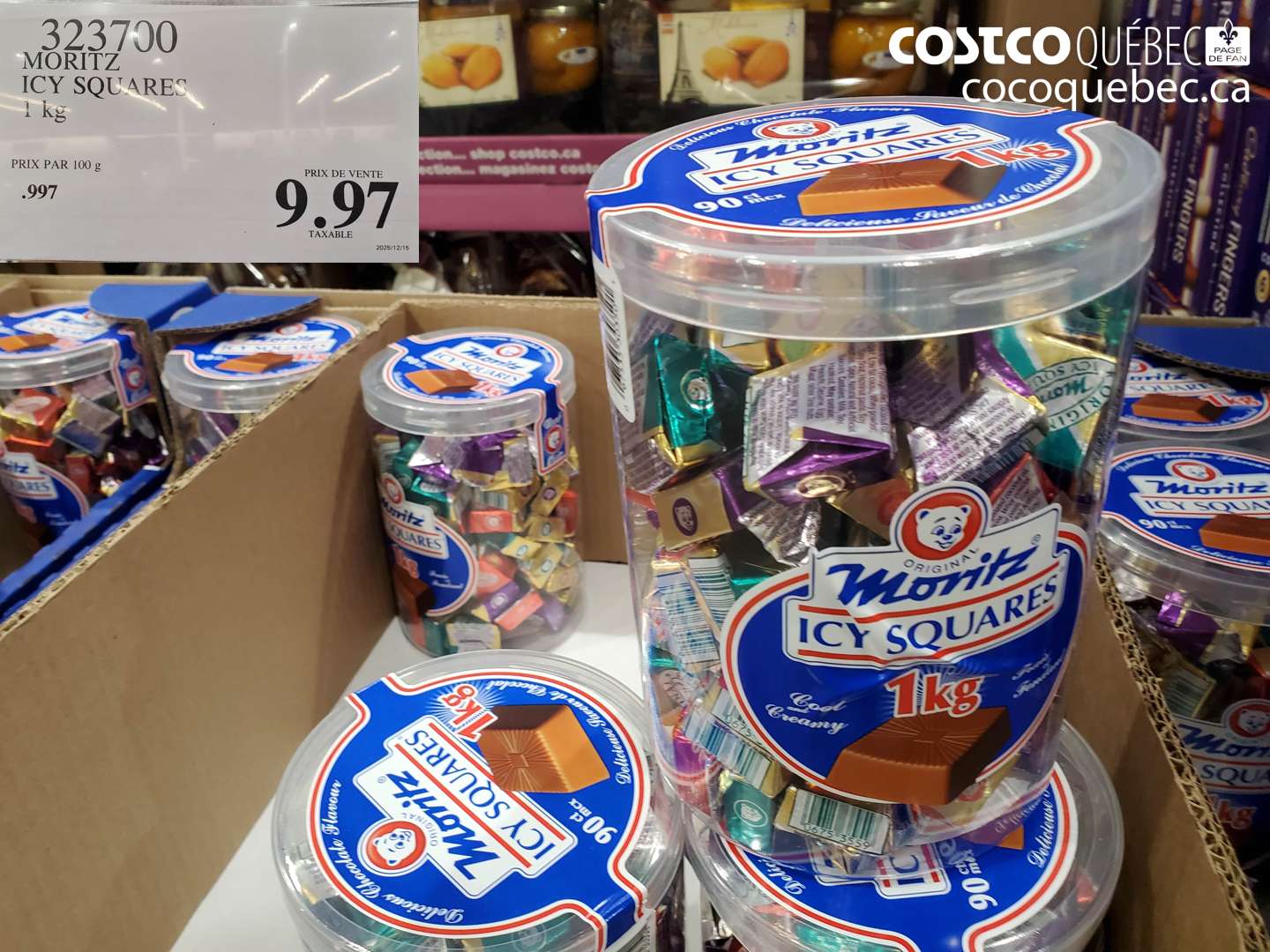 323700 MORITZ ICY SQUARES 1 kg $9.97