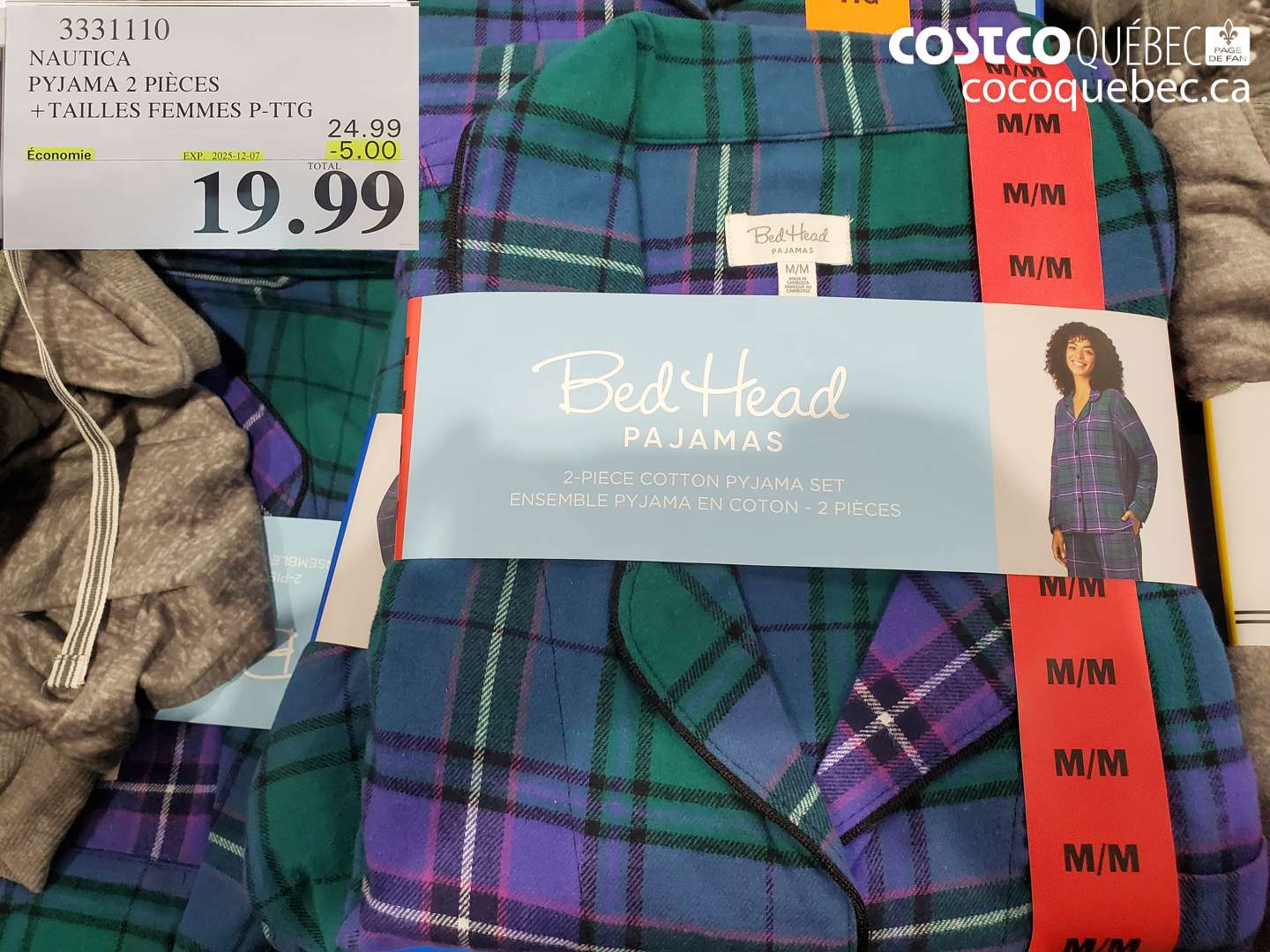 3331110 NAUTICA PYJAMA 2 PIECES TAILLES FEMMES P-TTG ($5.00 INSTANT SAVINGS EXPIRES ON 2025-12-07) $19.99